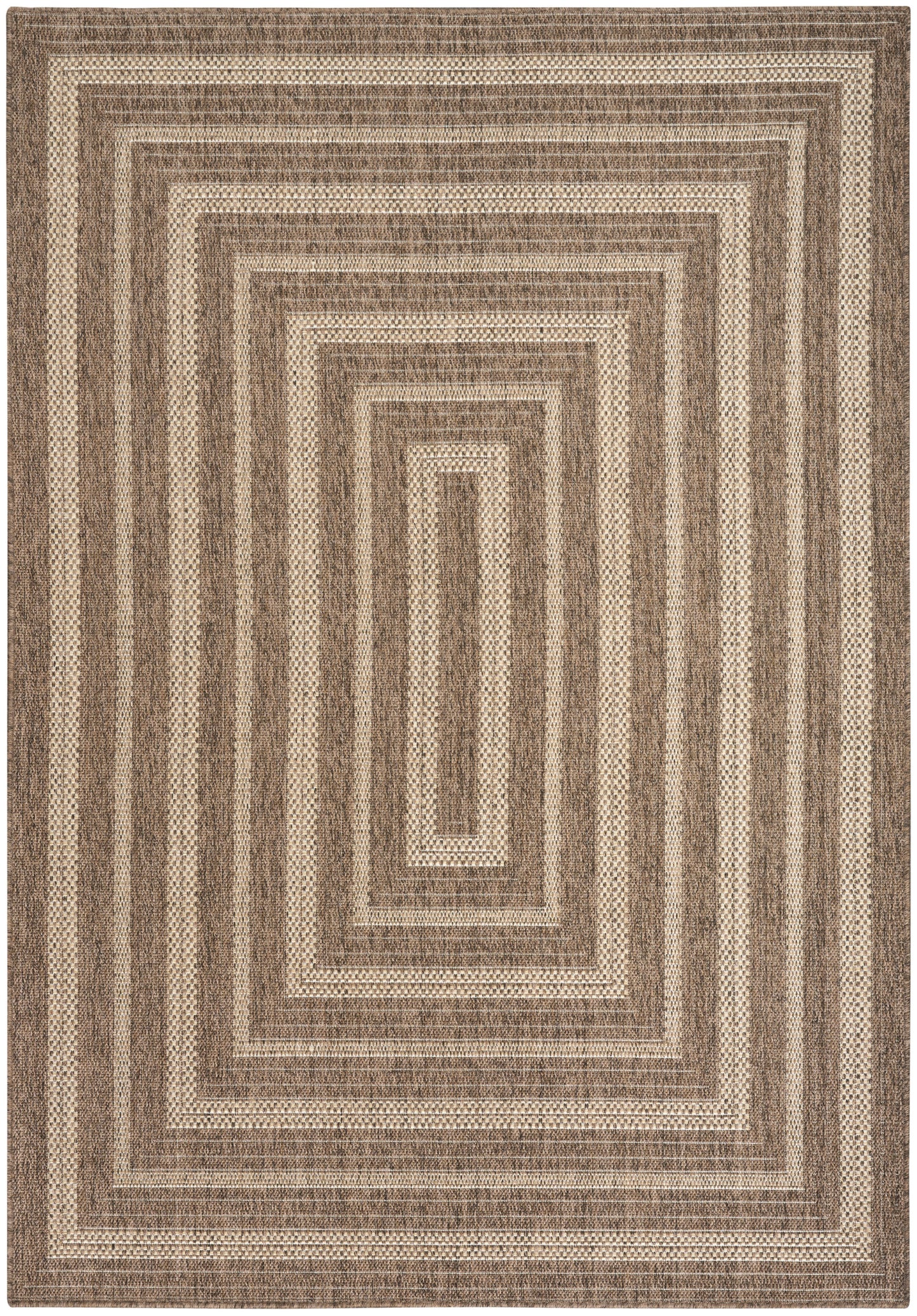 Nourison Tulum 6' x 9' Brown Outdoor Rug