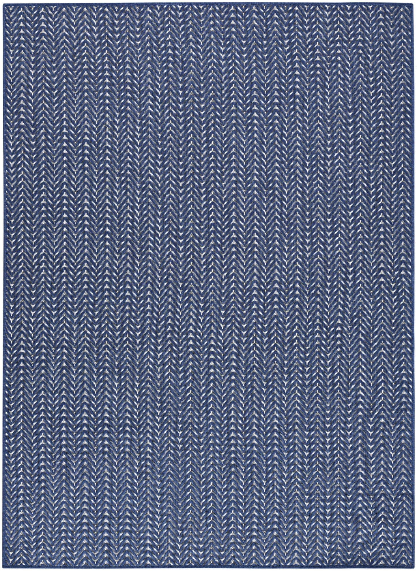 Nourison Horizon Indoor/Outdoor 4' x 6' Navy Modern Rug