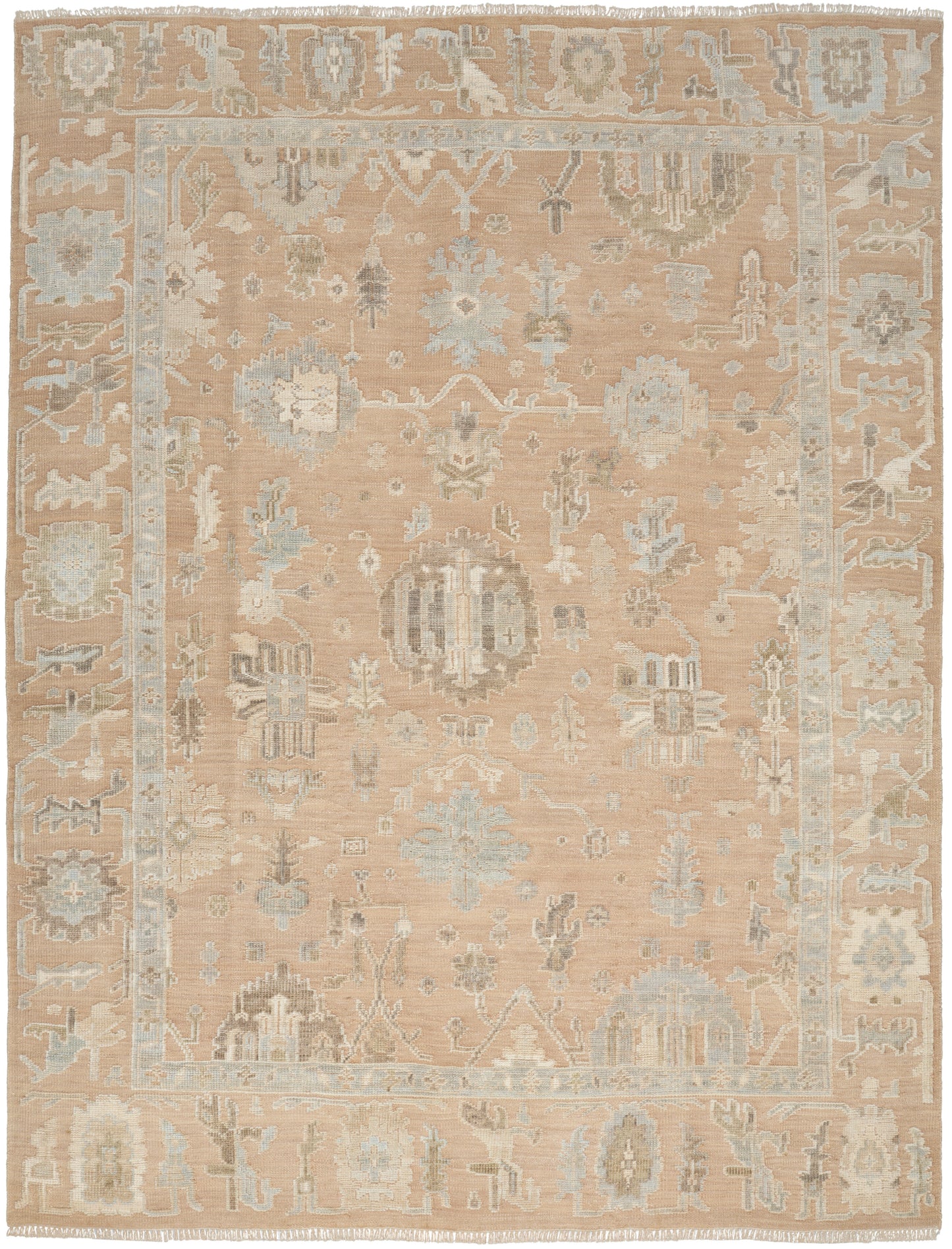 Nourison Whispers 8' x 10' Dusty Mauve Vintage Indoor Rug