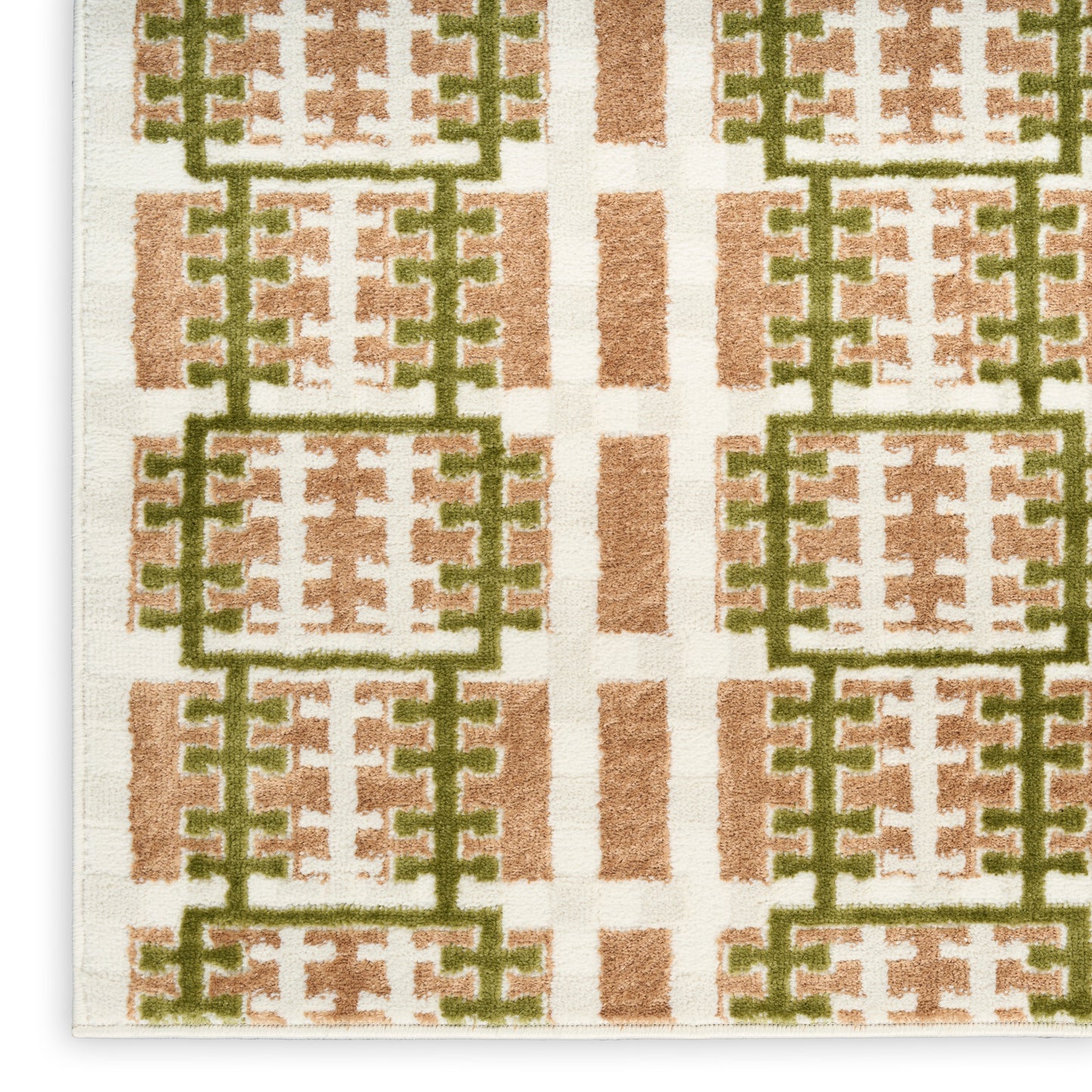 Nourison Nordic 4' x 6' Multicolor Modern Indoor Rug