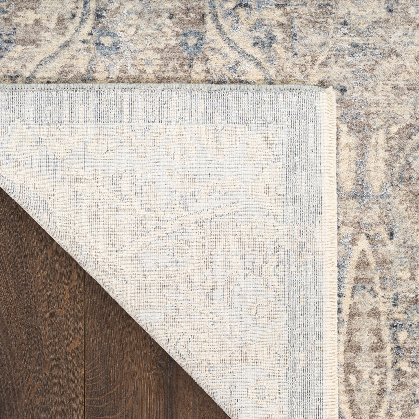 Nourison Sultana 9' x 12' Grey Blue Vintage Indoor Rug