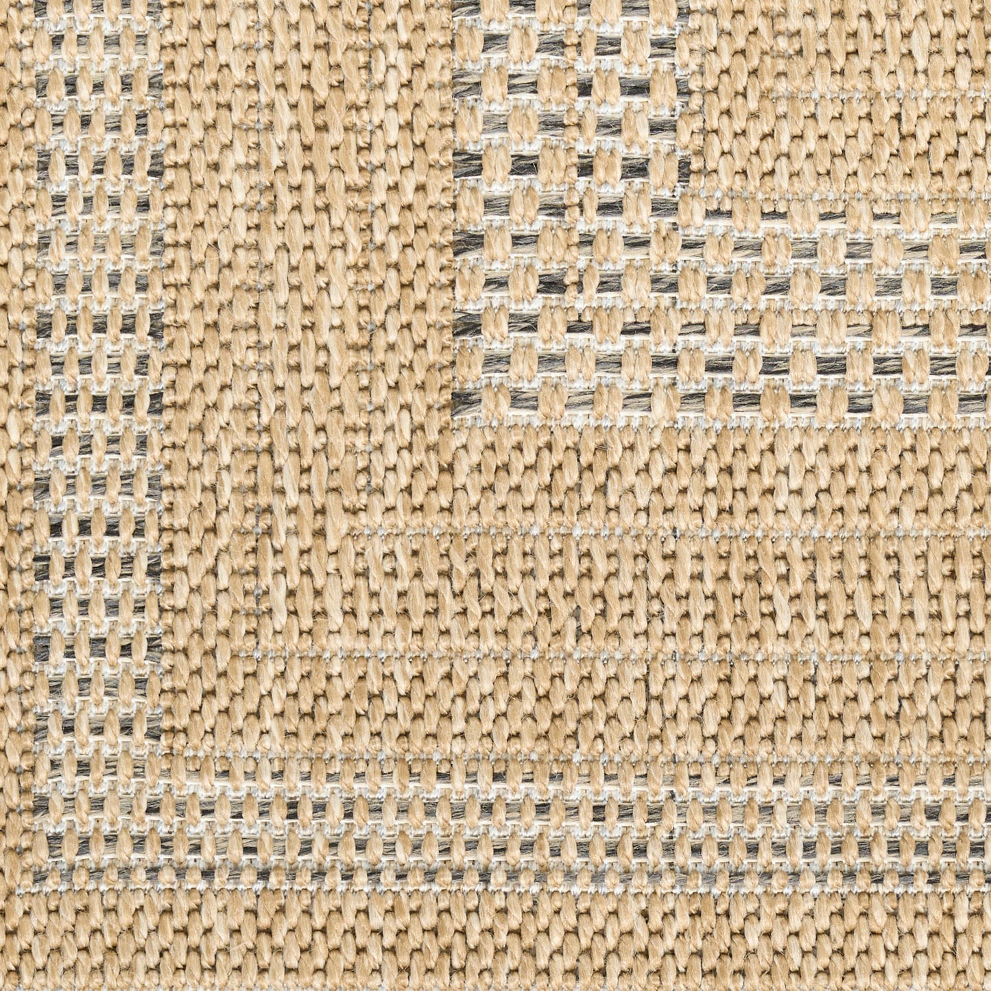 Nourison Tulum 4' x 6' Taupe Grey Outdoor Rug