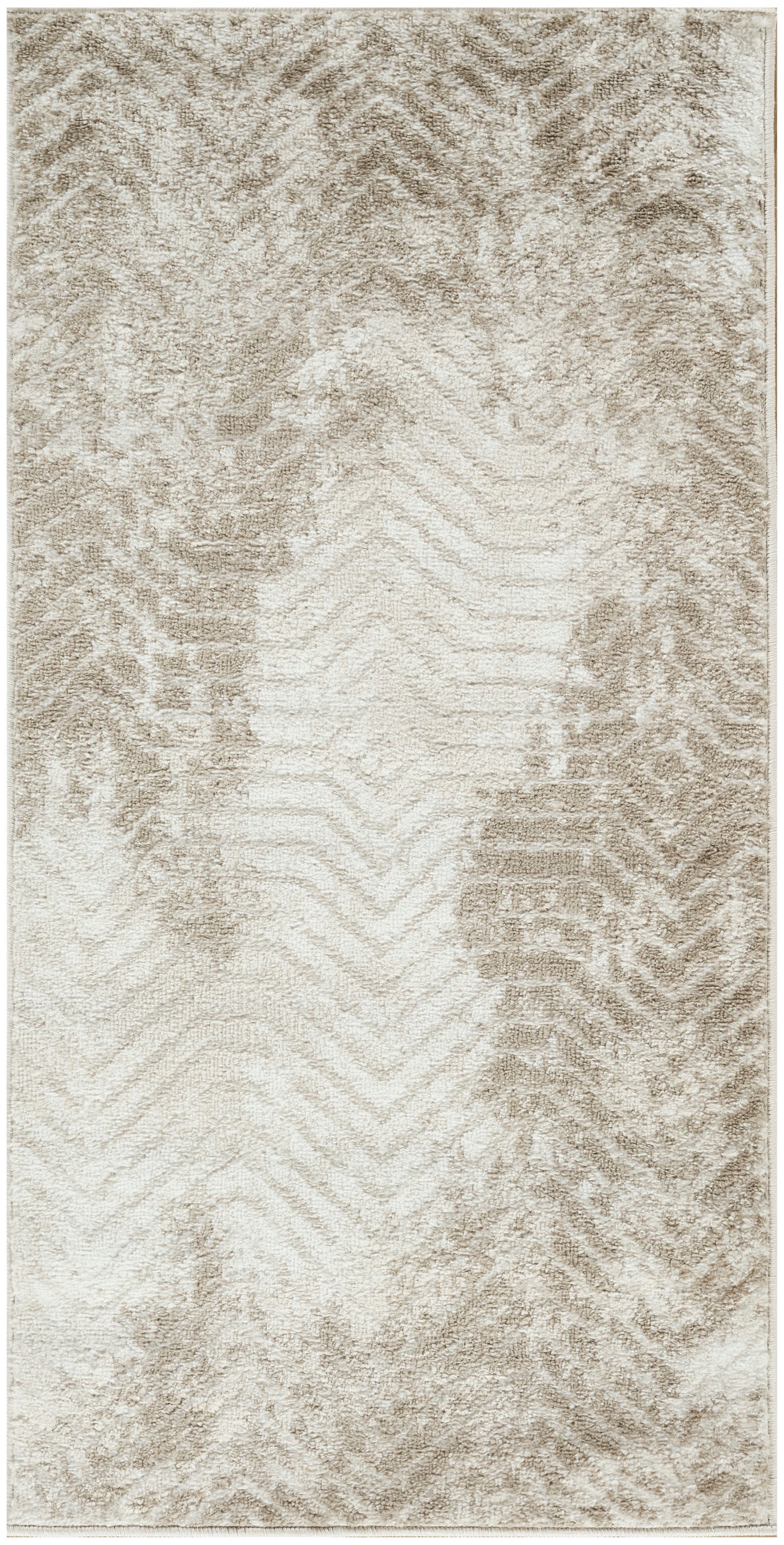 Nourison Dekor 2' x 4' Ivory Taupe Modern Indoor Rug