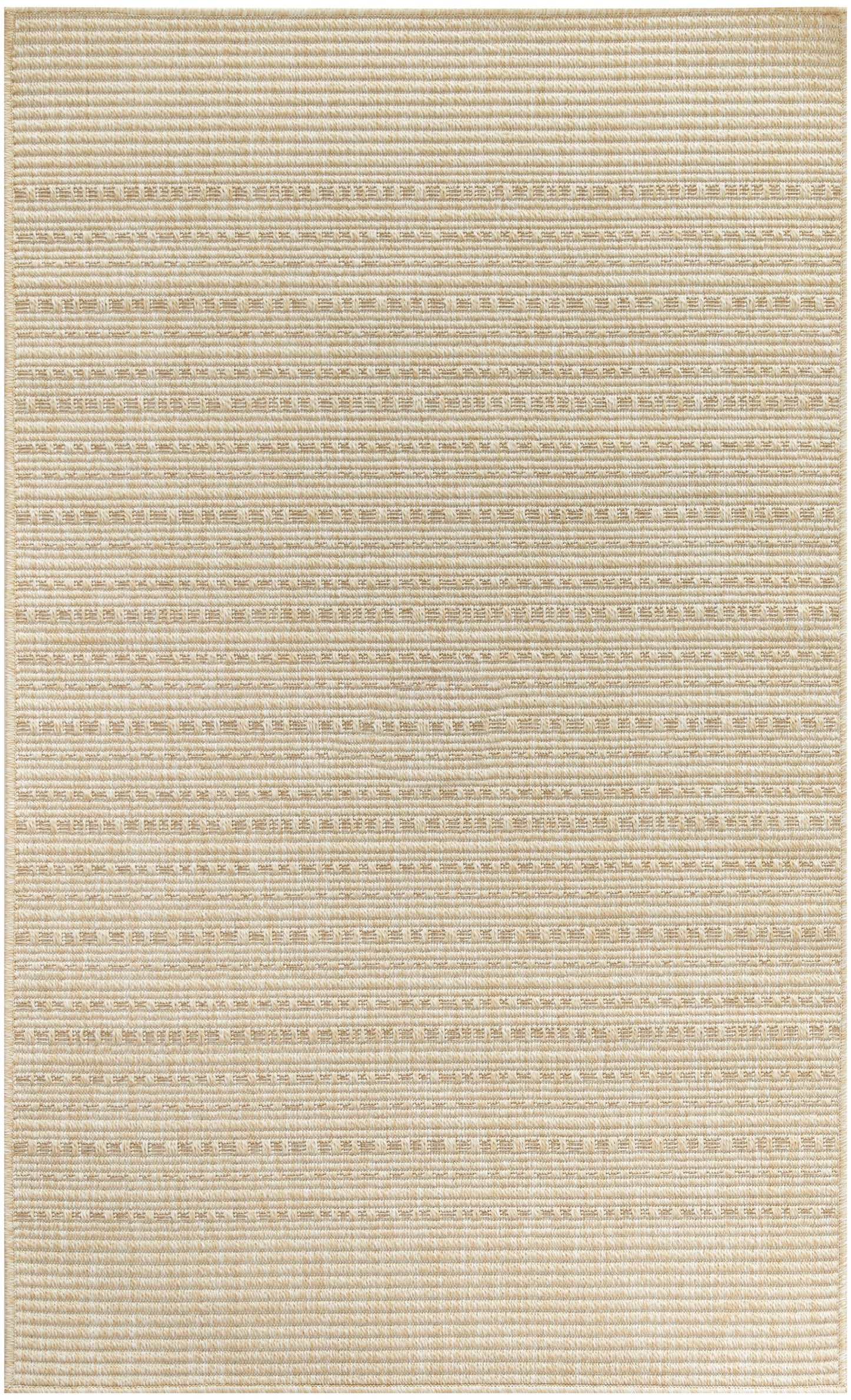 Nourison Tulum 3' x 5' Cream Outdoor Rug