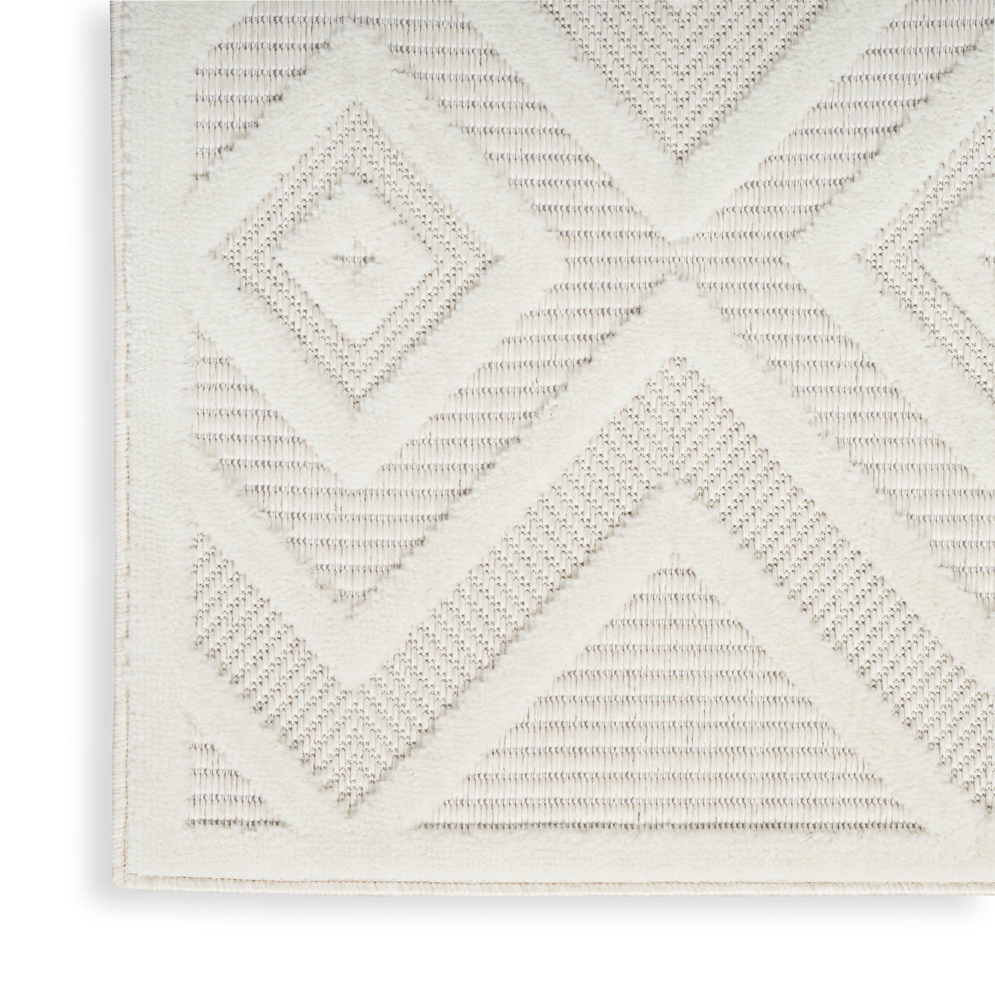 Nourison Versatile 9' x 12' Ivory White Modern Rug