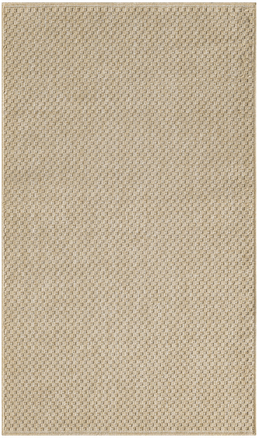 Nourison Tulum 2' x 3' Taupe Outdoor Rug