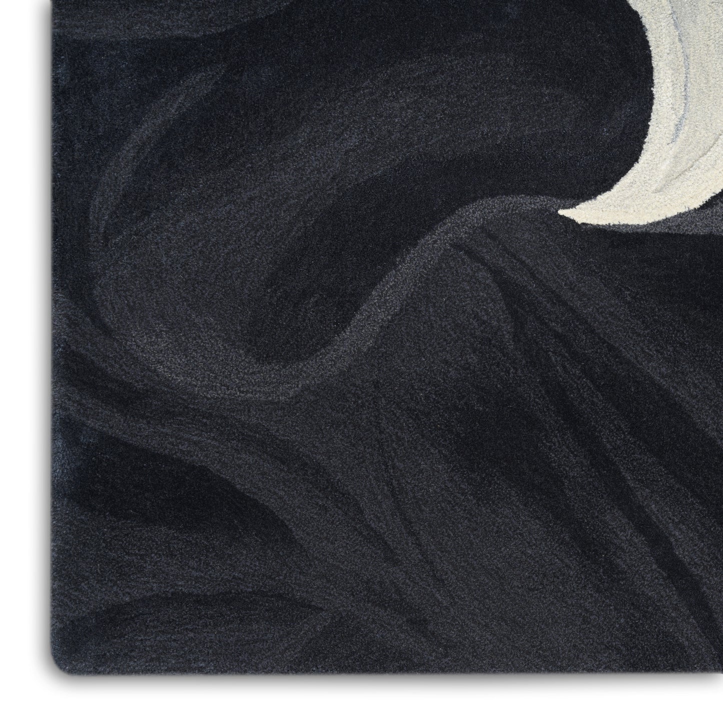 Nourison Prismatic 3'9" x 5'9" Ivory Black Modern Indoor Rug