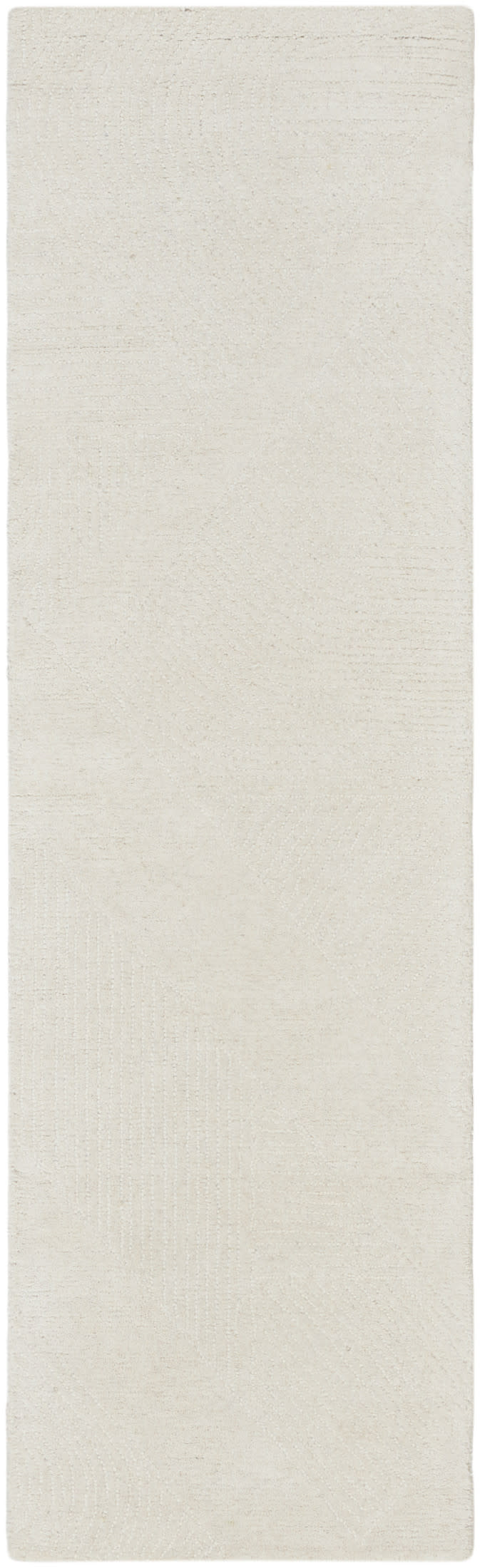 DKNY Pure Patterns 2'3" x 7'6" Ivory Modern Indoor Rug
