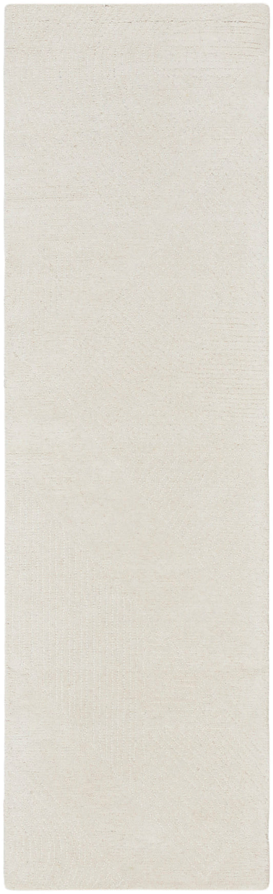 DKNY Pure Patterns 2'3" x 7'6" Ivory Modern Indoor Rug
