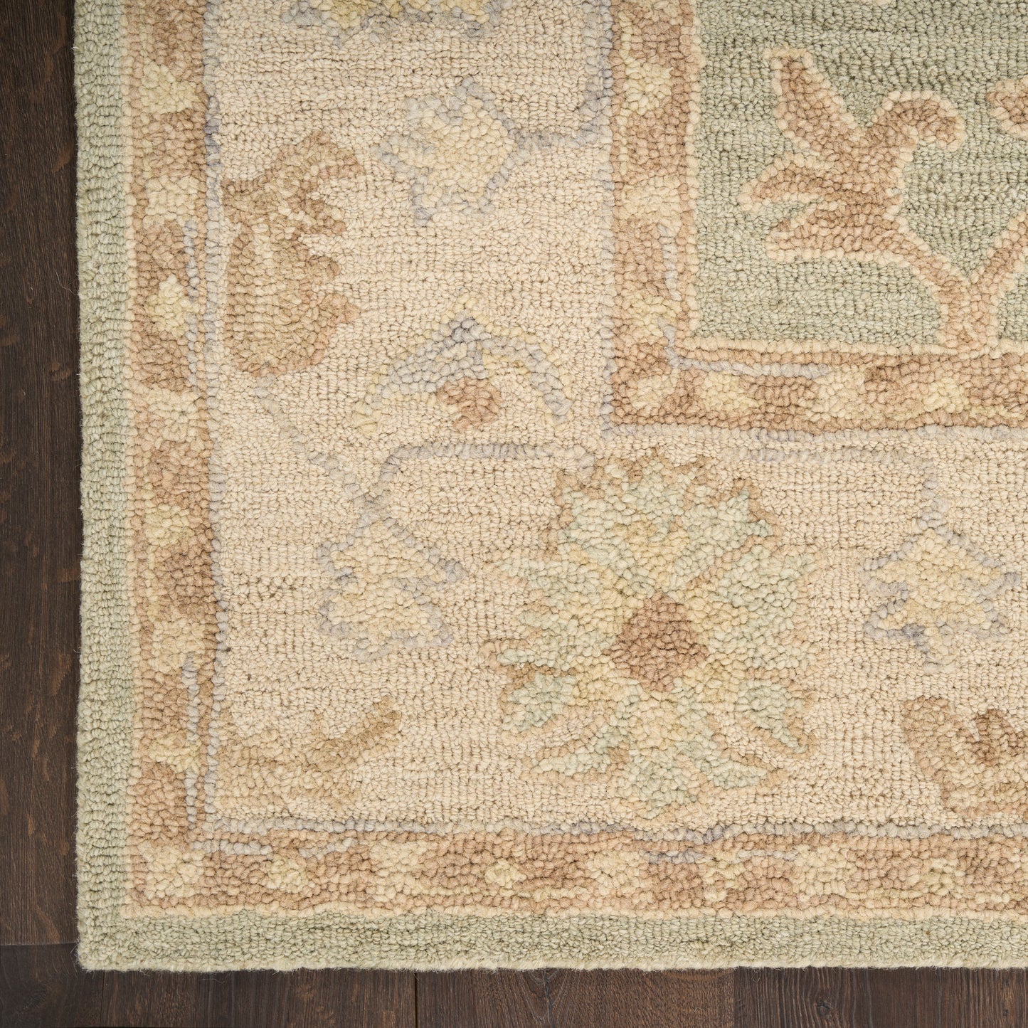 Nourison Maison 9'9" x 13'9" Sage Ivory Vintage Indoor Rug