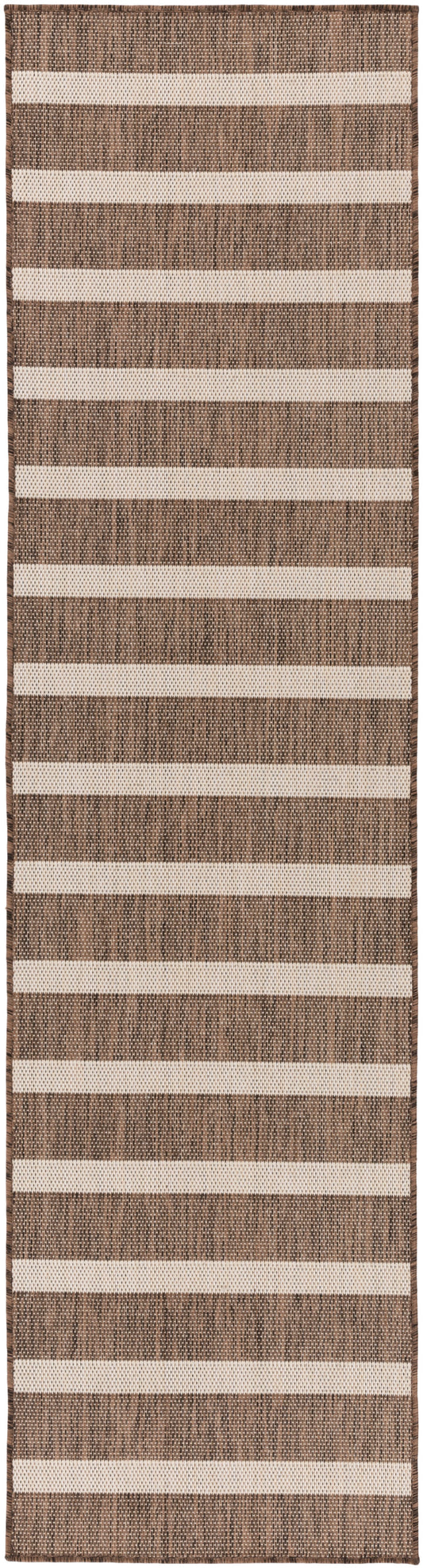 Nourison Positano 2'2" x 8' Natural Ivory Modern Rug