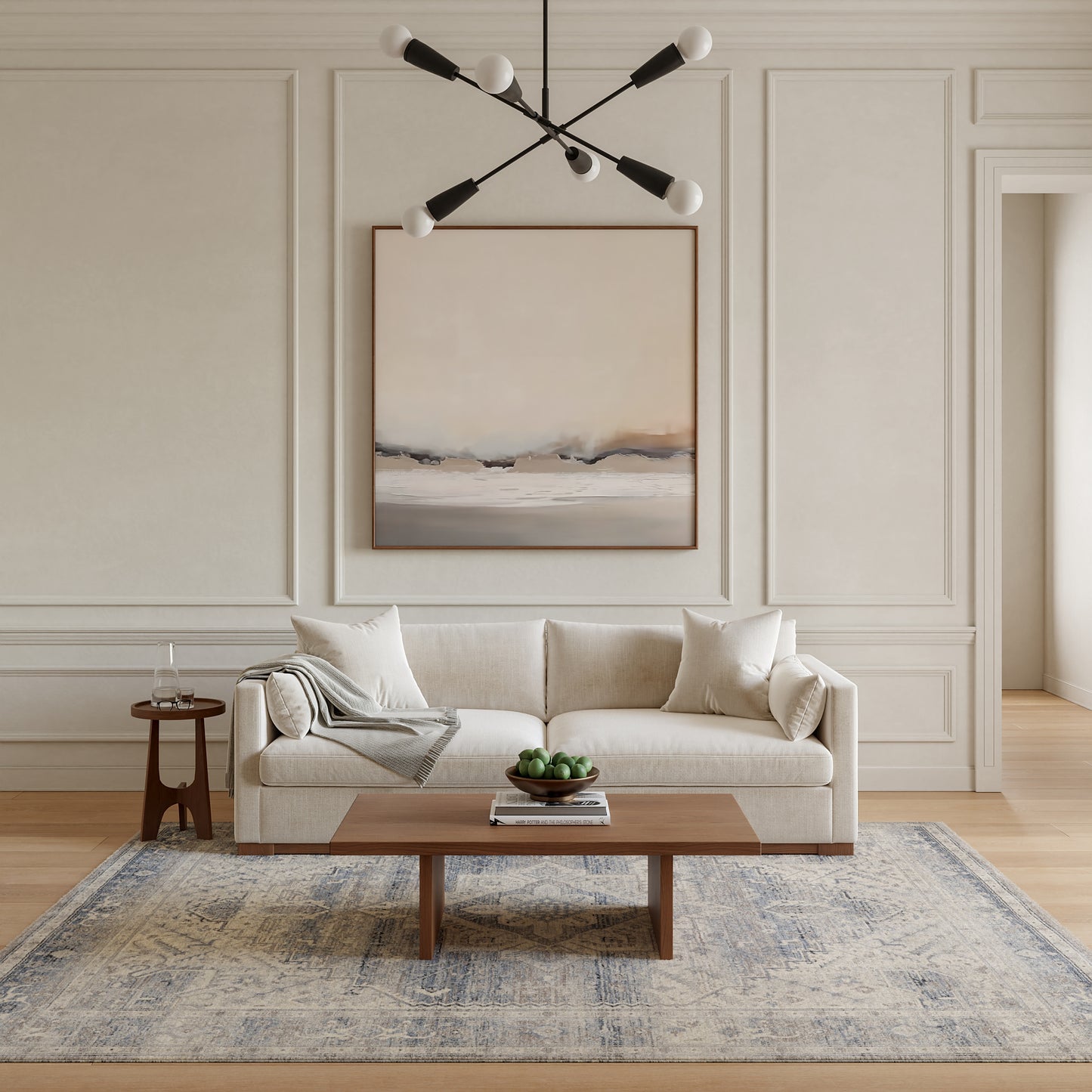 Nourison Sultana 7'10" x 10'2" Blue Vintage Indoor Rug