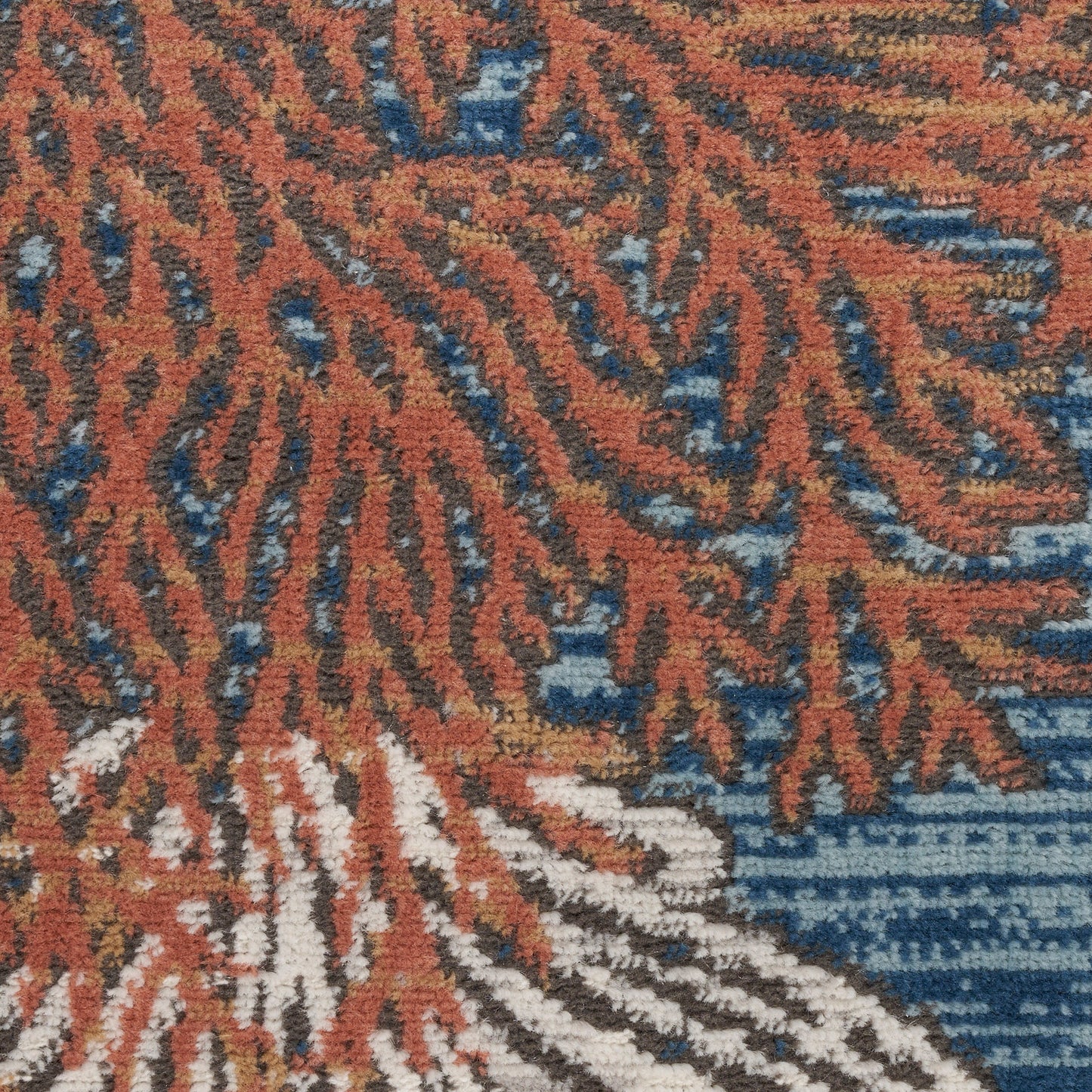 Nourison Seaside 2' x 6' Blue Multicolor Coastal, Nautical & Beach Indoor Rug