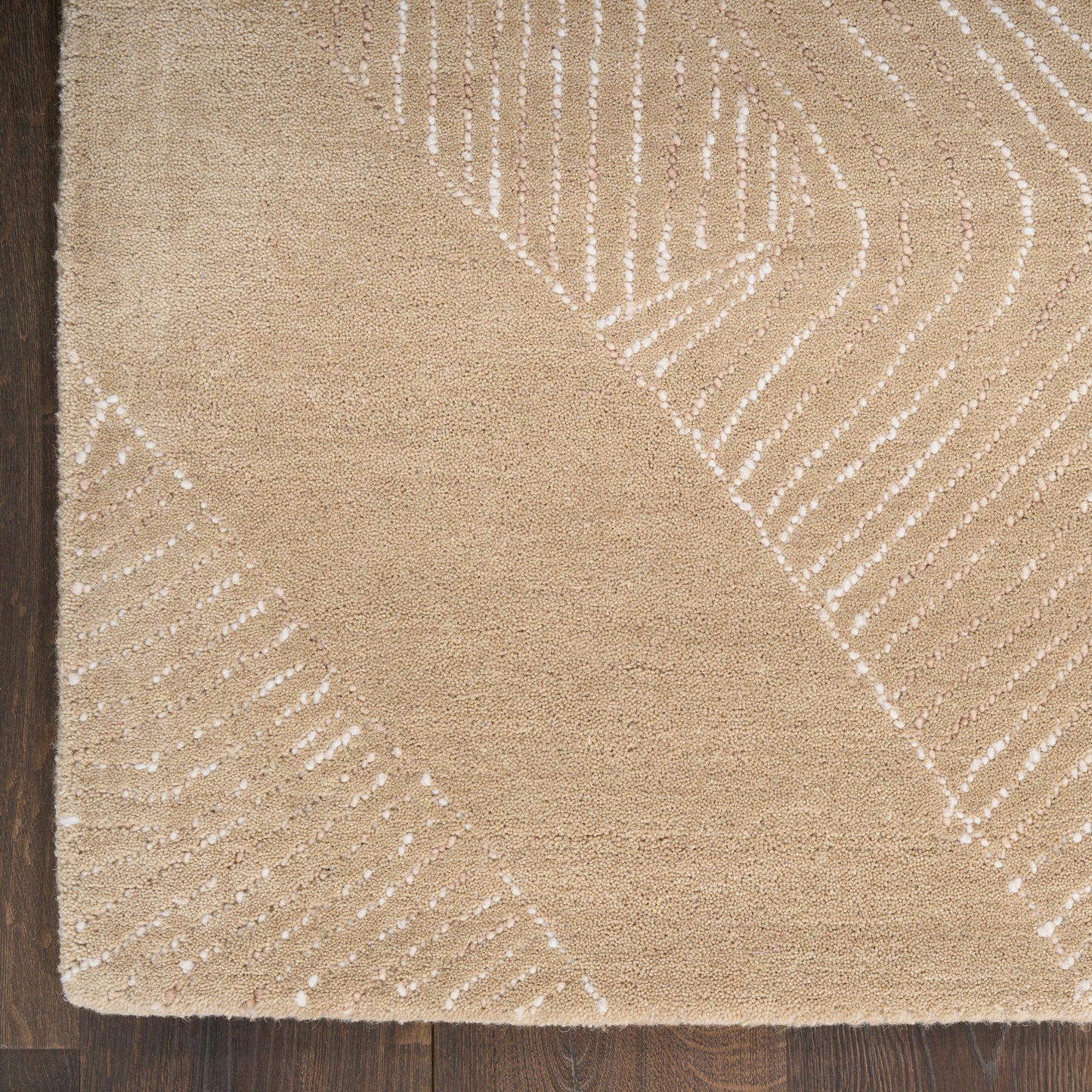 DKNY Pure Patterns 3'9" x 5'9" Camel Modern Indoor Rug
