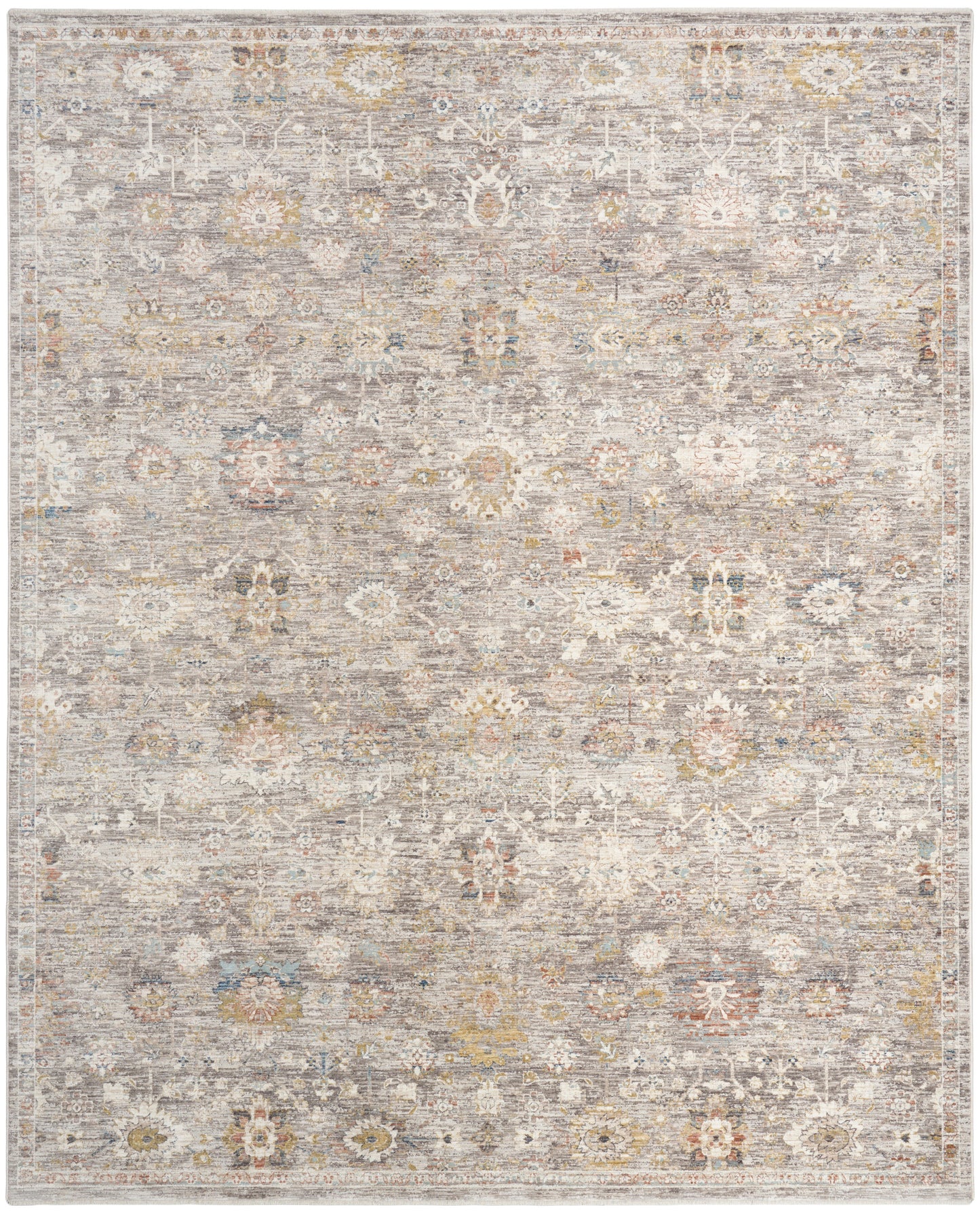 Nourison Antique Fusion 8' x 10' Grey Vintage Indoor Rug