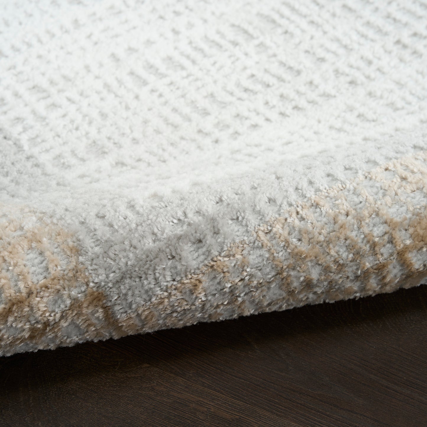 Nourison Dekor 4' x 6' Grey Modern Indoor Rug
