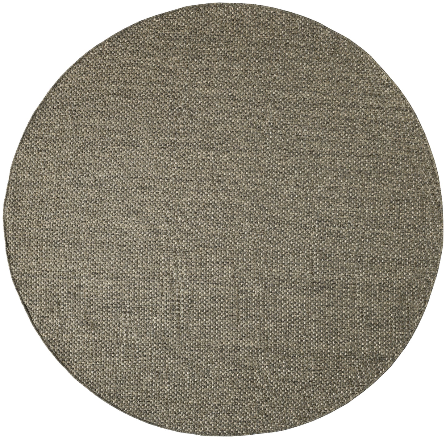 Nourison Tulum 8' x Round Olive Outdoor Rug
