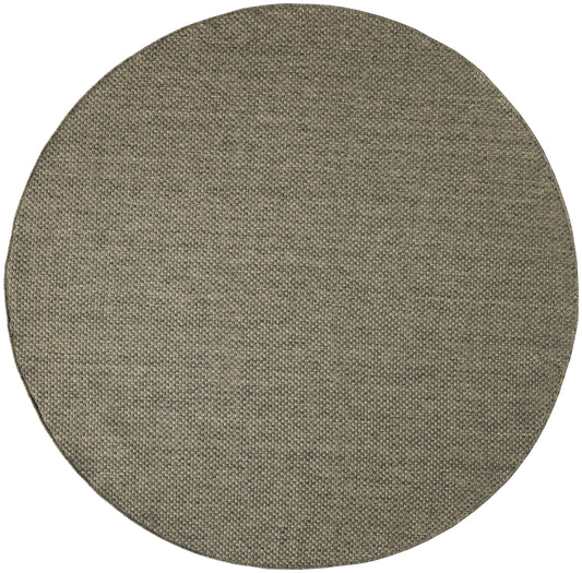 Nourison Tulum 8' x Round Olive Outdoor Rug