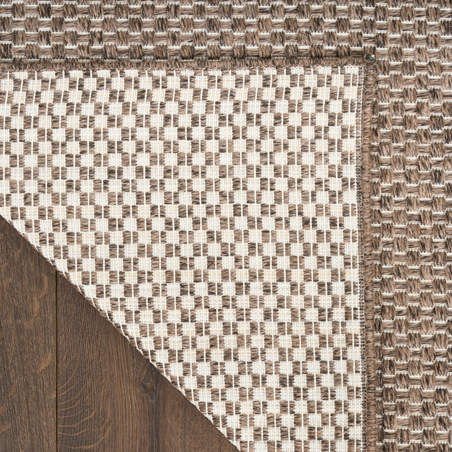 Nourison Tulum 3' x 5' Brown Outdoor Rug