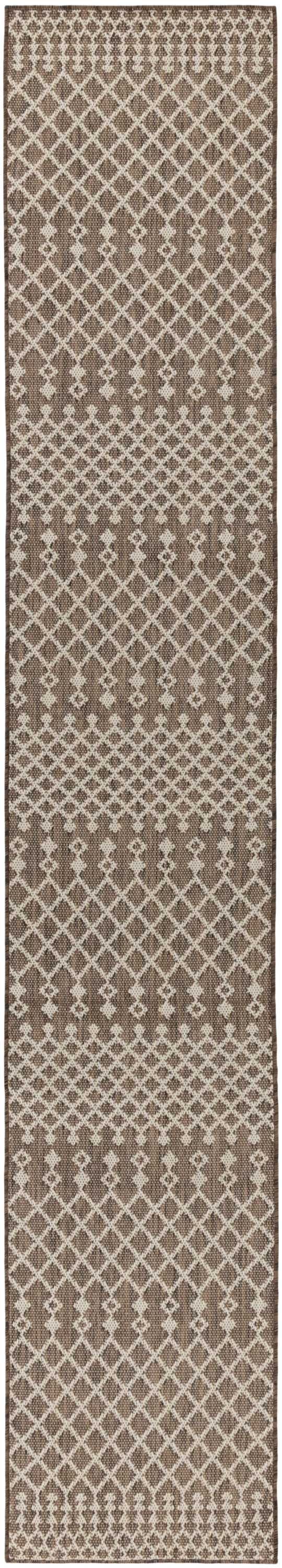 Nourison Positano 2'2" x 12' Natural Modern Rug