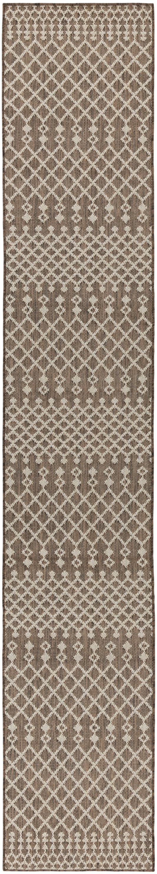 Nourison Positano 2'2" x 12' Natural Modern Rug