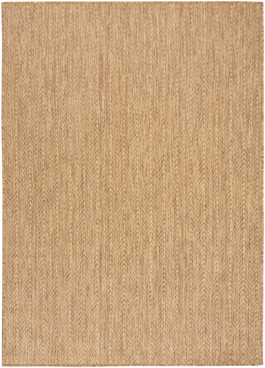 Nourison Horizon Indoor/Outdoor 6' x 9' Natural Modern Rug