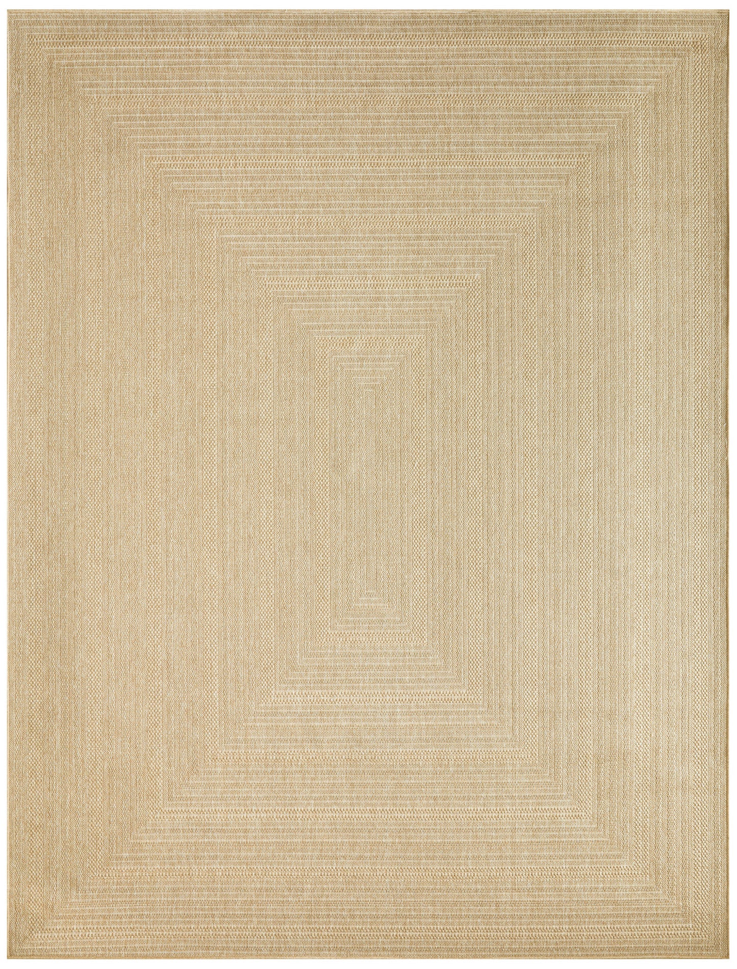 Nourison Tulum 9' x 12' Taupe Ivory Outdoor Rug
