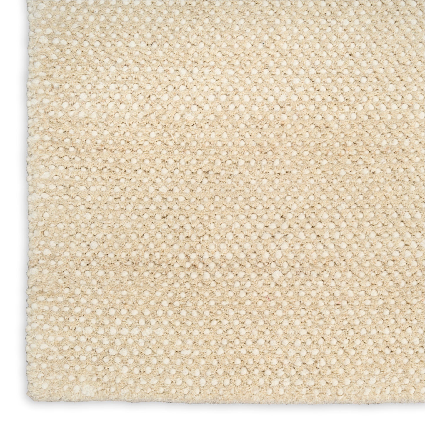 DKNY Pure Rows 5'3" x 7'3" Ivory Beige Farmhouse Indoor Rug