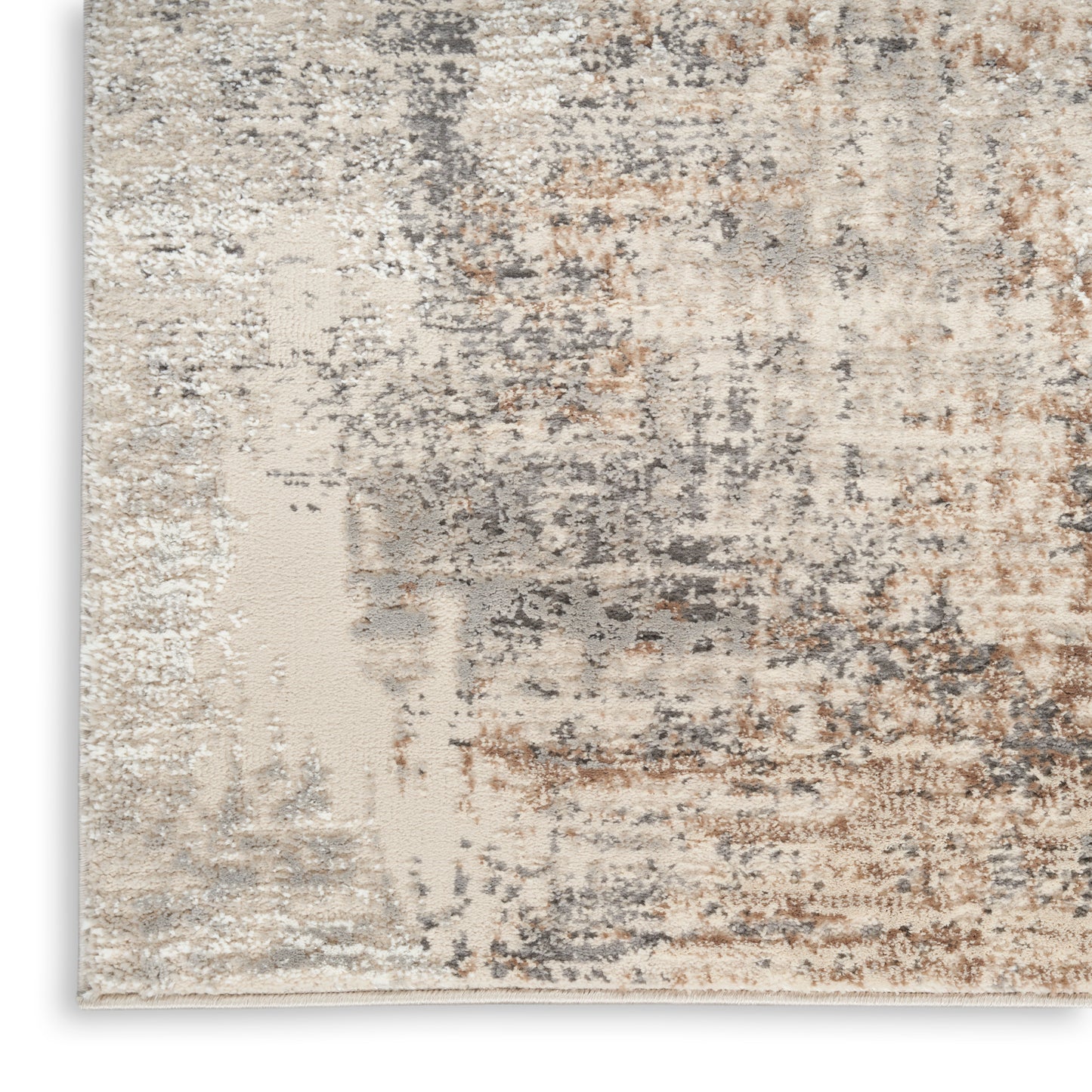 Nourison Sustainable Trends 10' x 14' Beige Grey Modern Indoor Rug