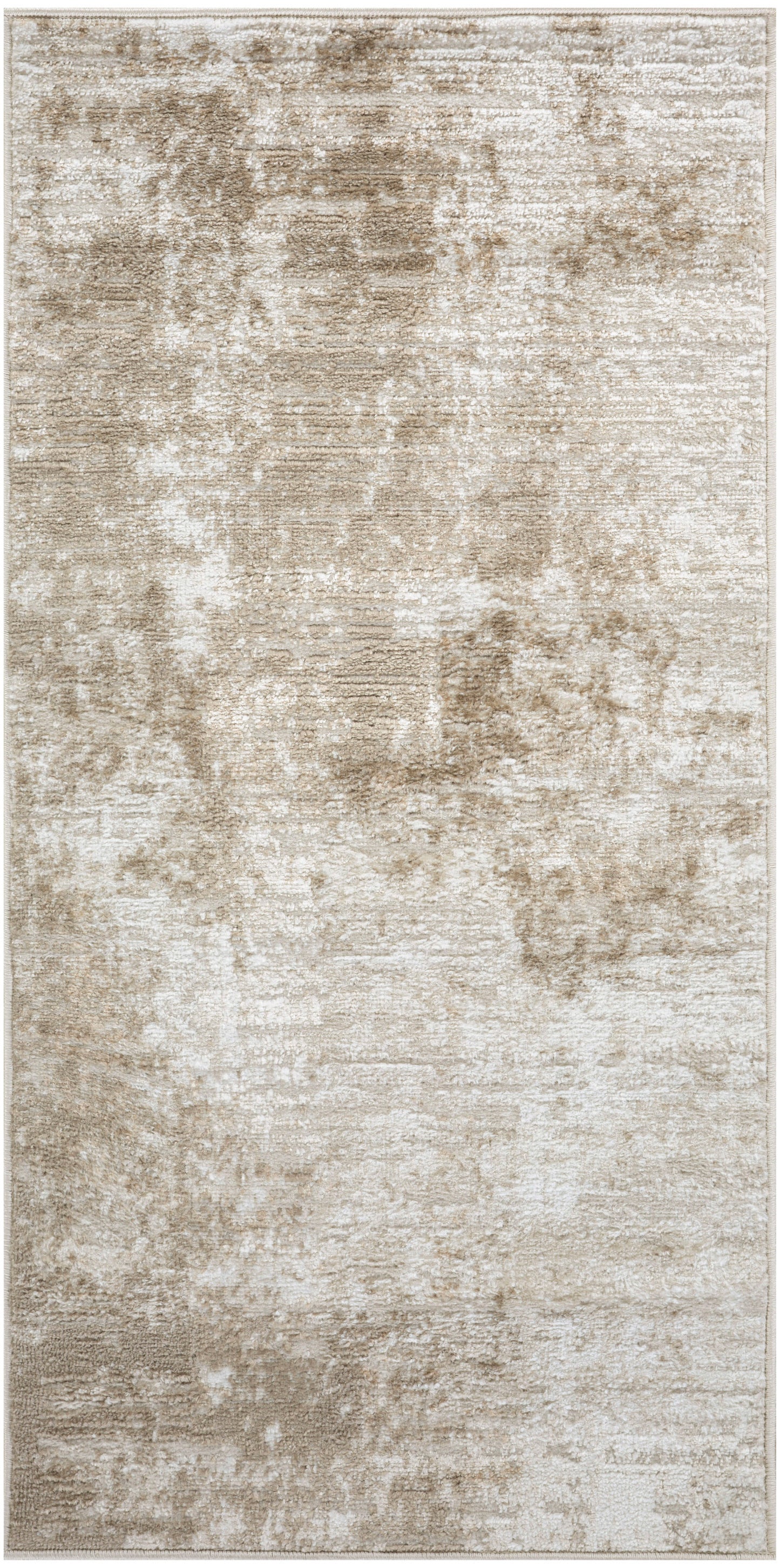 Nourison Dekor 2' x 4' Ivory Taupe Modern Indoor Rug
