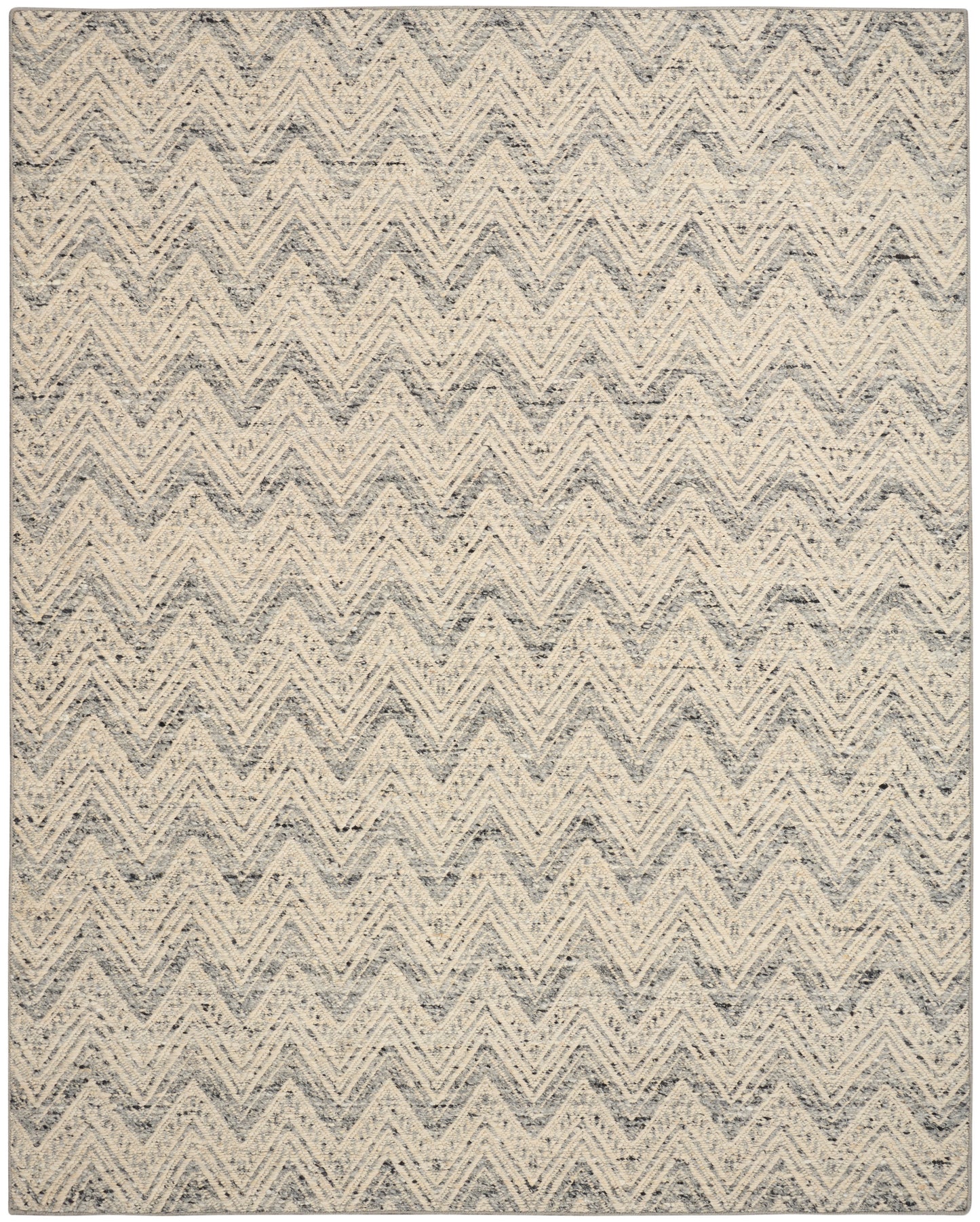 DKNY Pure Purl 5'3" x 7'3" Denim Ivory Modern Indoor Rug