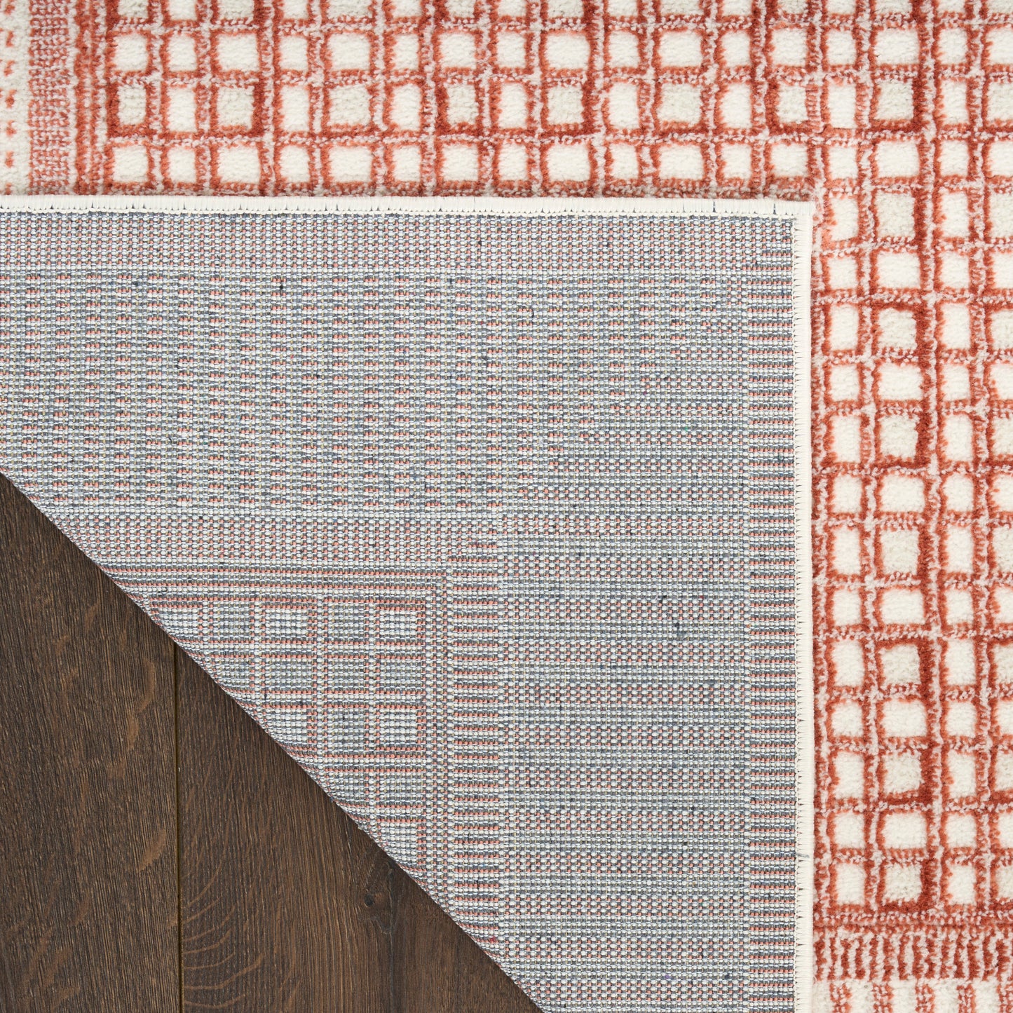 Nourison Nordic 5' x 7' Brick Ivory Modern Indoor Rug