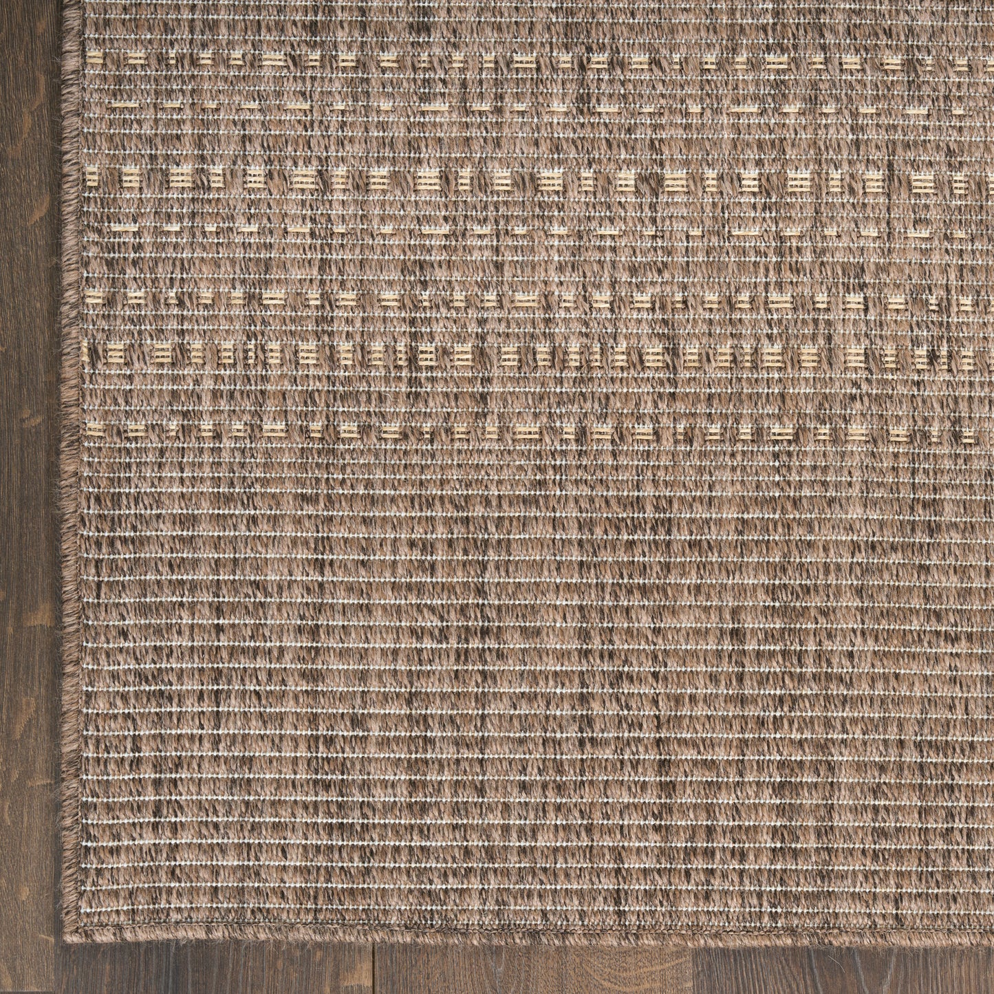 Nourison Tulum 2' x 6' Brown Outdoor Rug