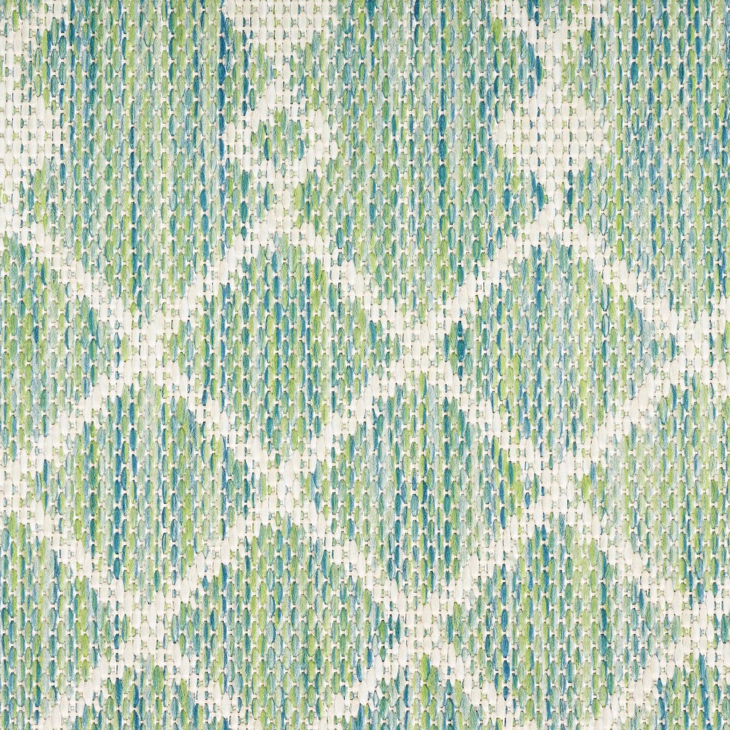 Nourison Positano 2' x 6' Blue Green Modern Rug