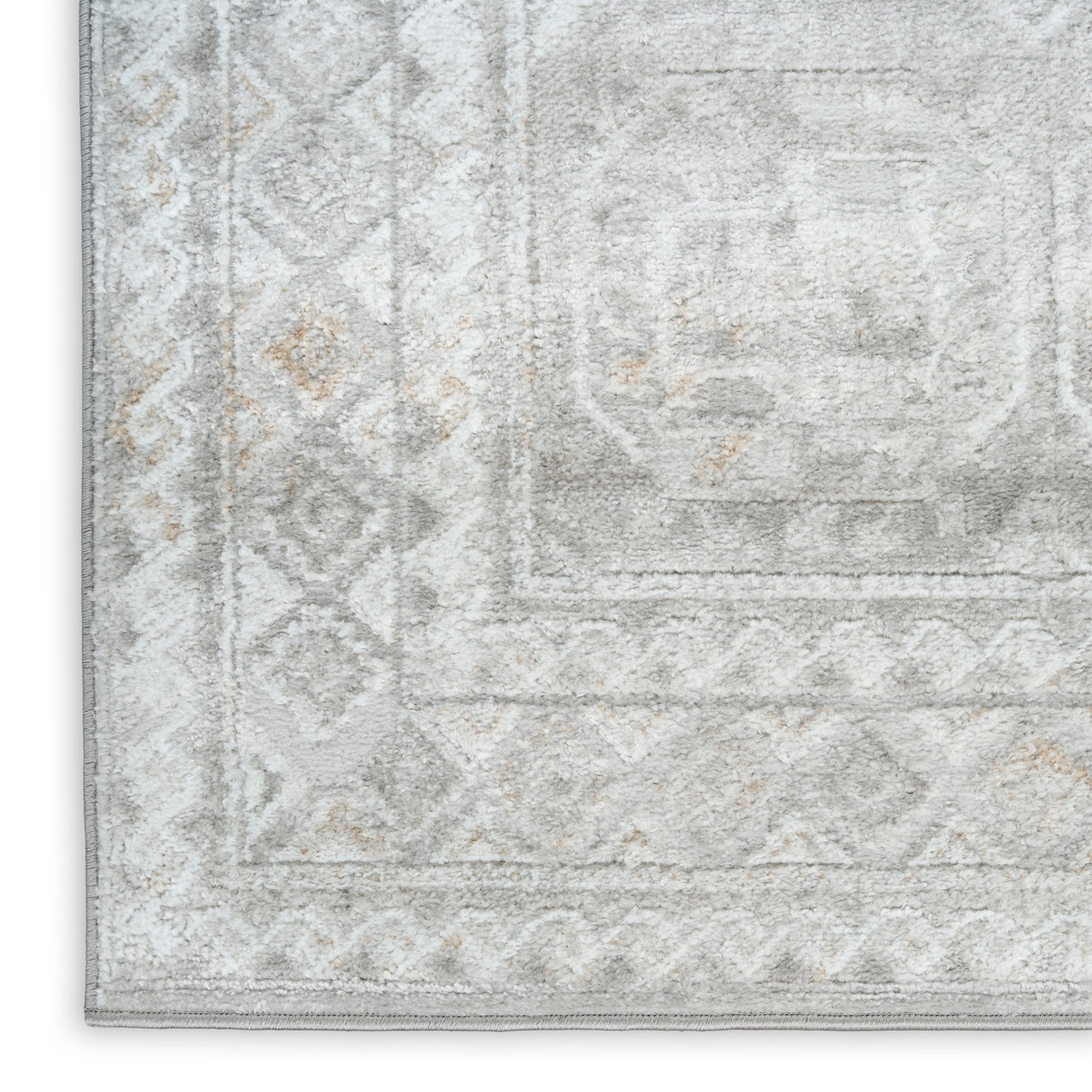Nourison Dekor 4' x 6' Grey Vintage Indoor Rug