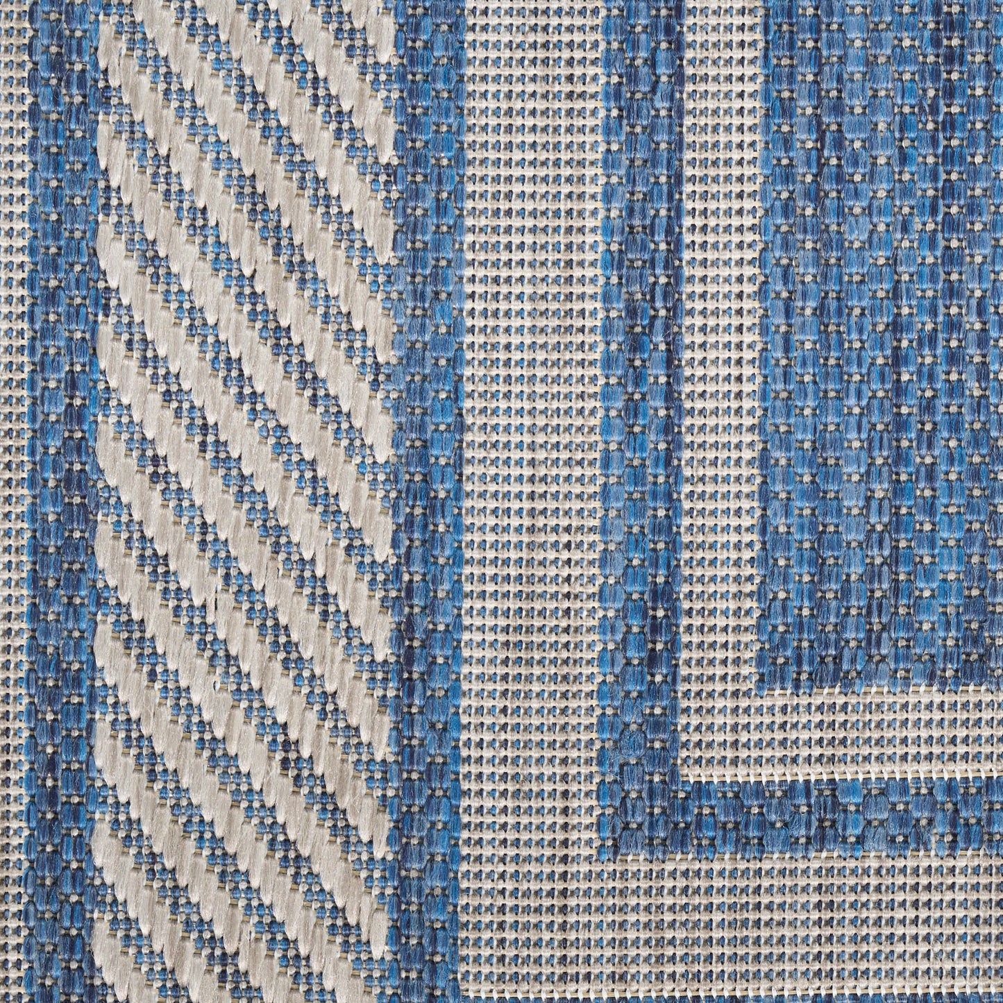 Nourison Horizon Indoor/Outdoor 5' x 7' Denim Modern Rug