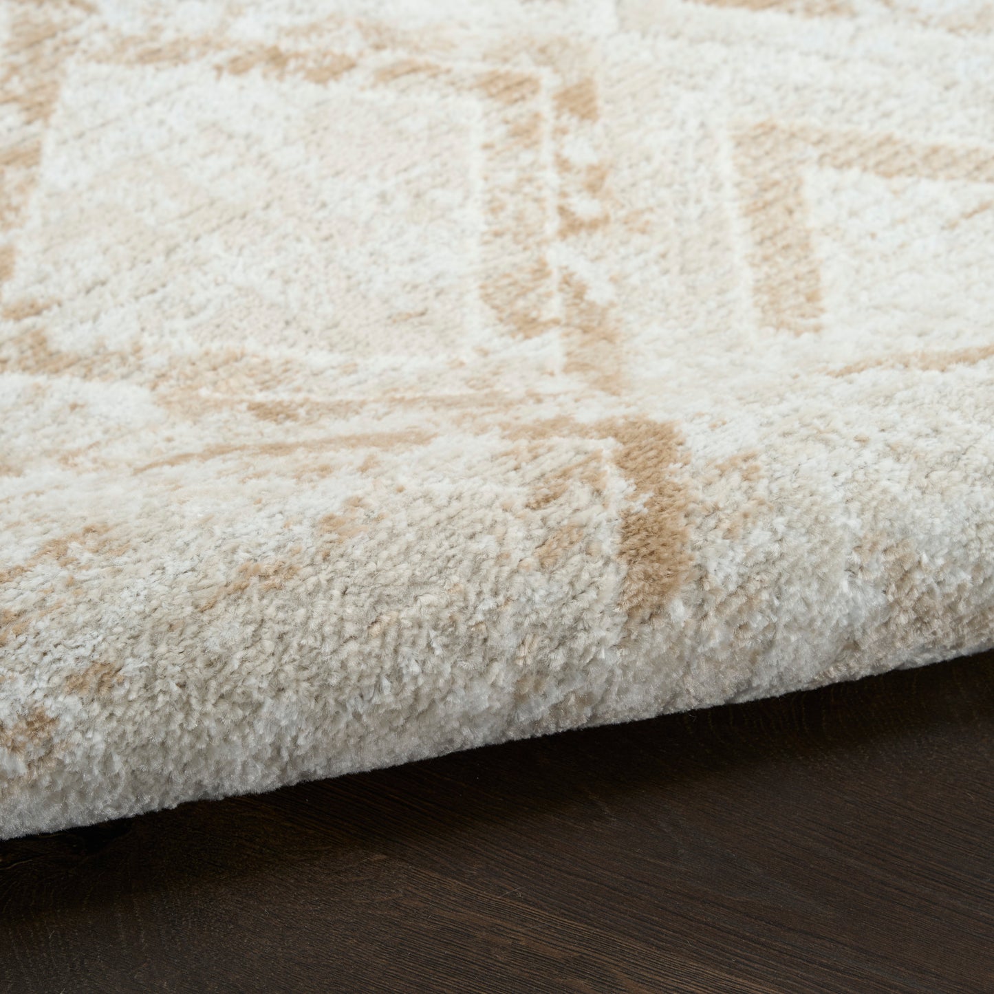 Nourison Dekor 4' x 6' Ivory Beige Modern Indoor Rug