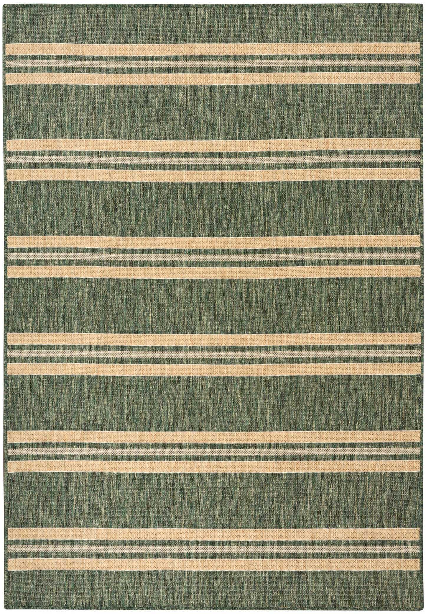 Nourison Horizon Indoor/Outdoor 6' x 9' Green Modern Rug