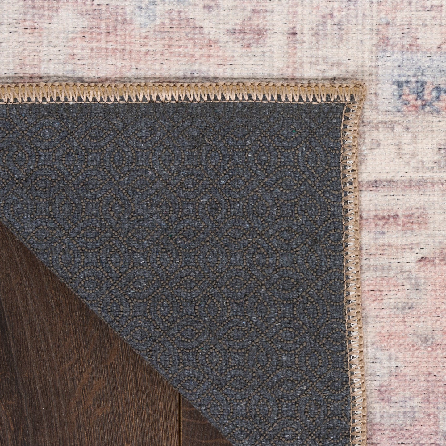 Nourison Vintage Washables 2'2" x 8' Light Blue Vintage Indoor Rug