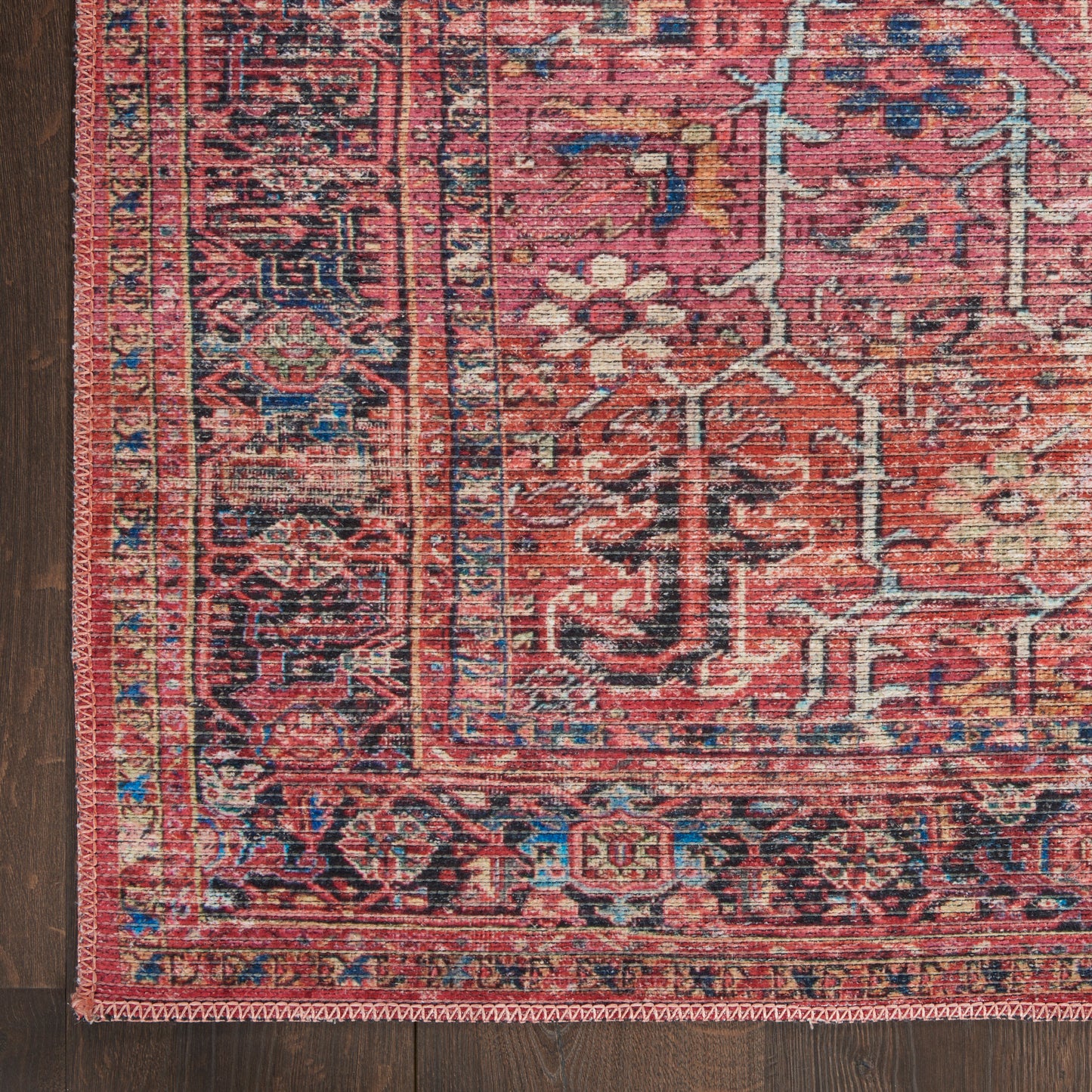 Nourison New Concept Washables 2' x 3'9" Brick Vintage Indoor Rug