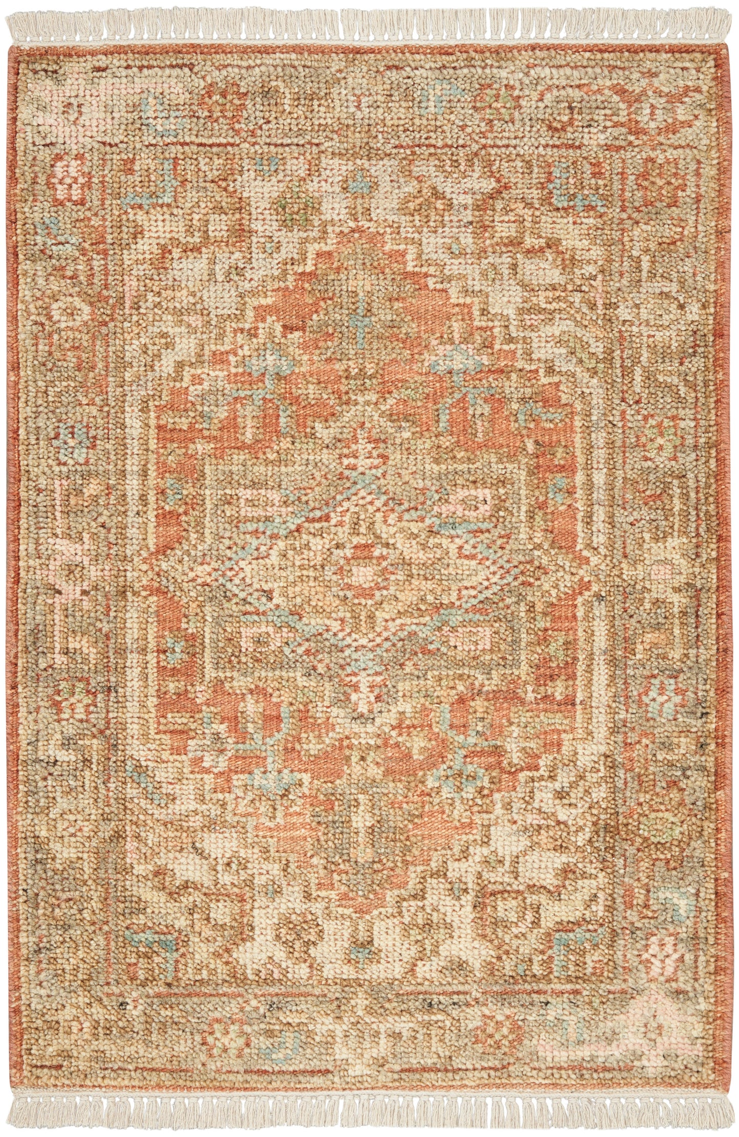 Nourison Heritage Vine 2' x 3' Rust Vintage Indoor Rug