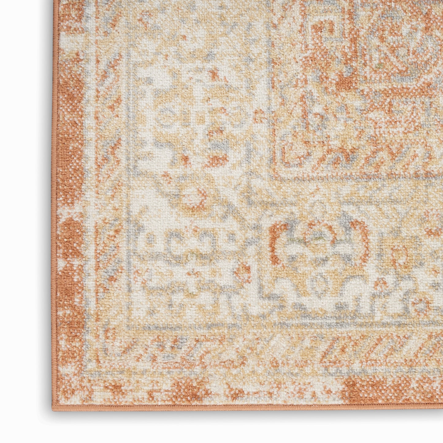 Nourison Nourison Essentials Persian 2'2" x 10' Beige Rust Vintage Rug