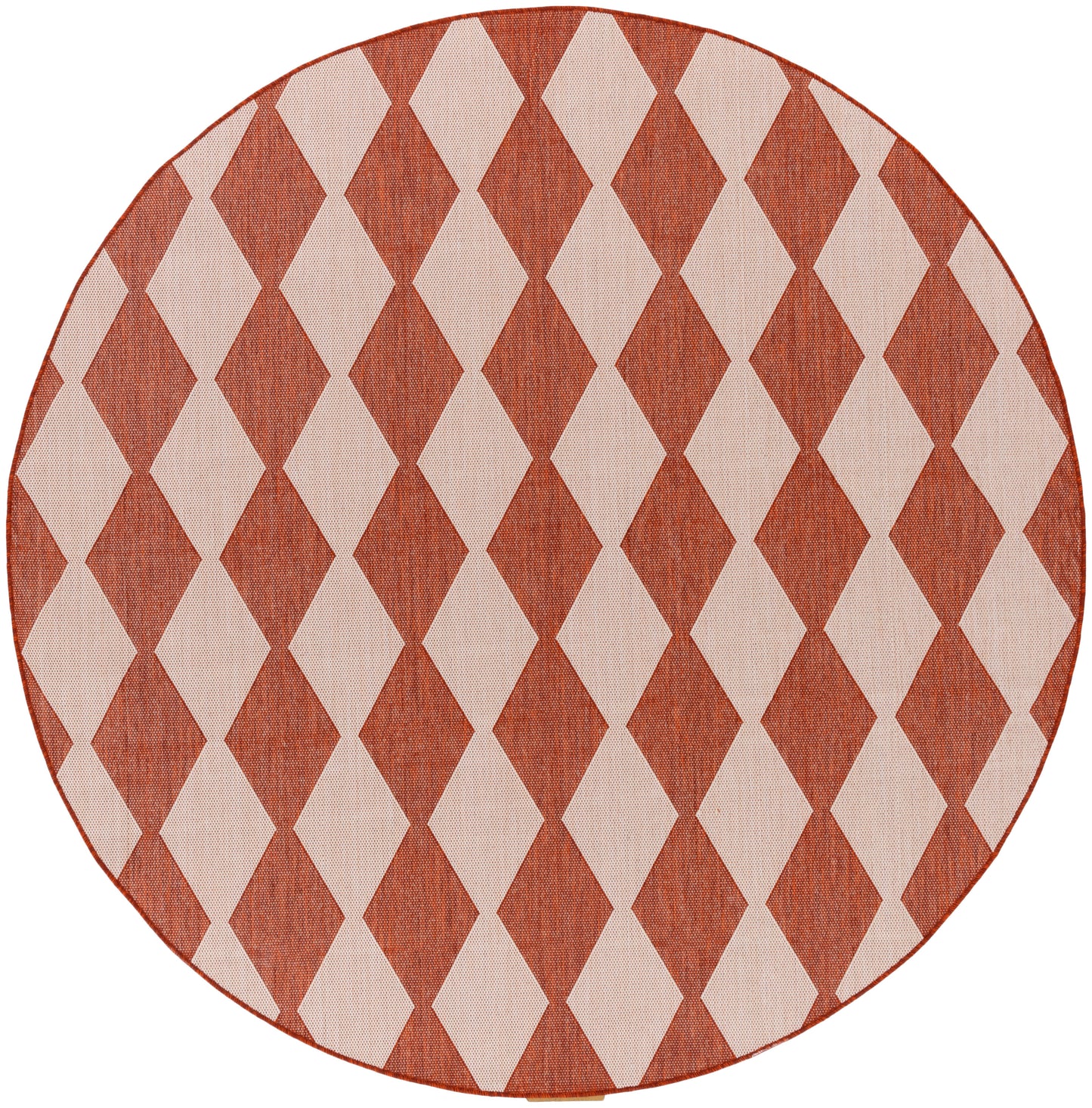 Nourison Positano 8' x Round Terracotta Modern Rug