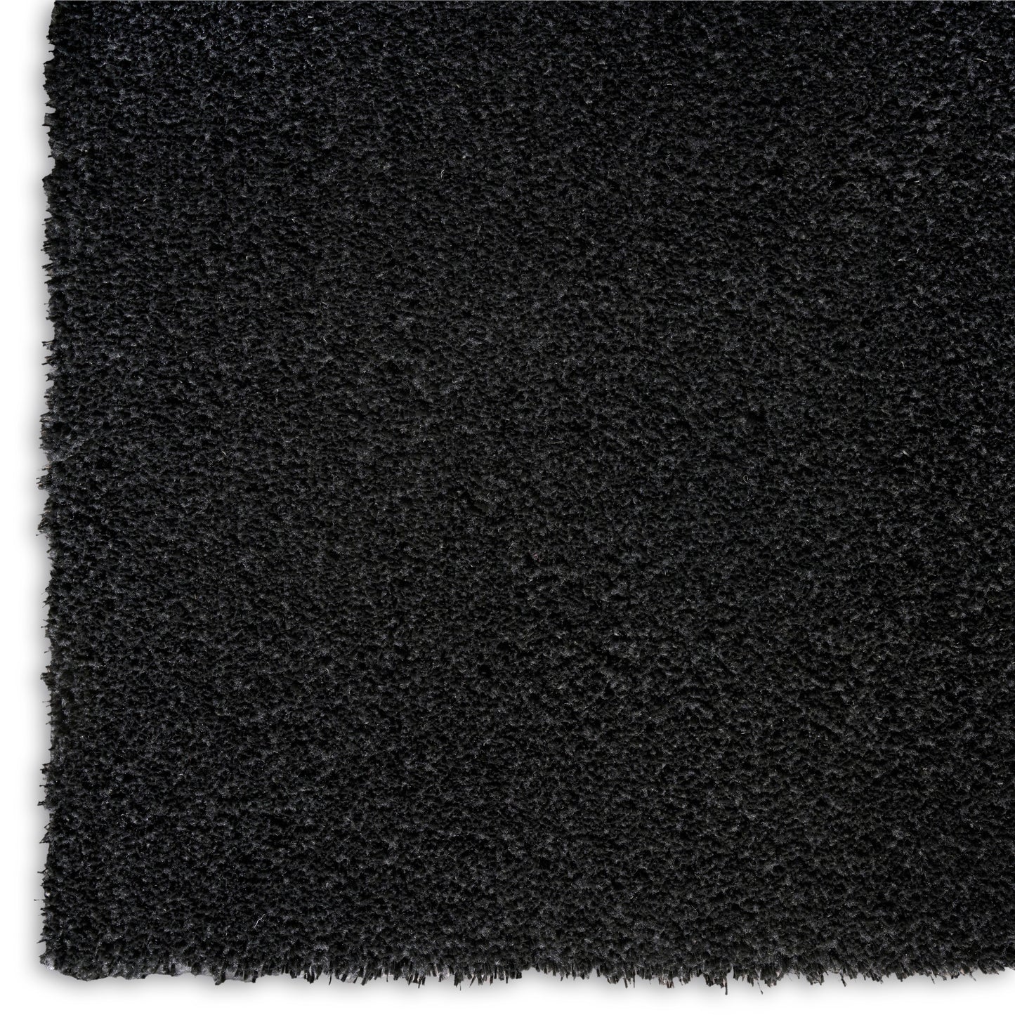 Nourison Pacific Shag 7'10" x 9'10" Black Shag Indoor Rug