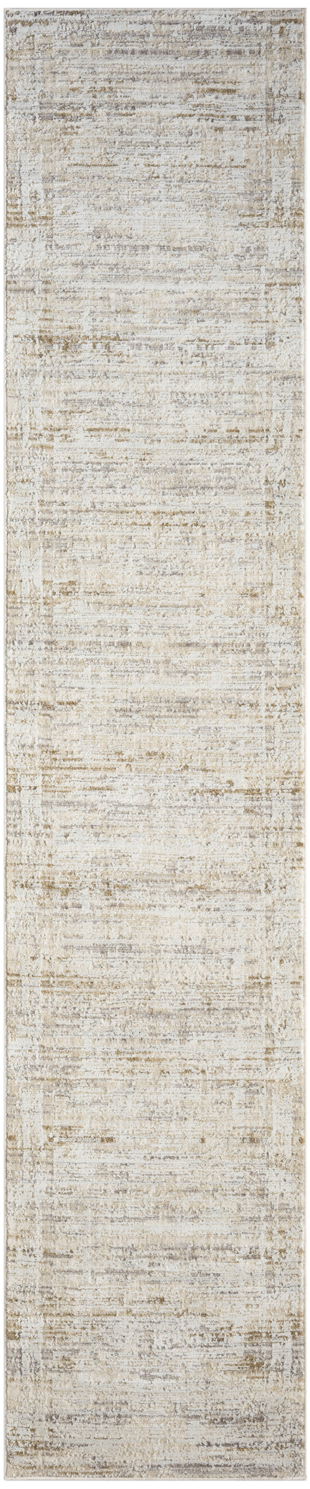 Calvin Klein CK078 Summit 2'2" x 10' Natural Ivory Modern Indoor Rug