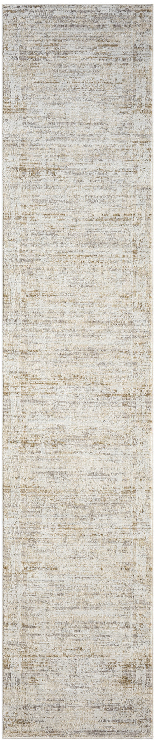 Calvin Klein CK078 Summit 2'2" x 10' Natural Ivory Modern Indoor Rug