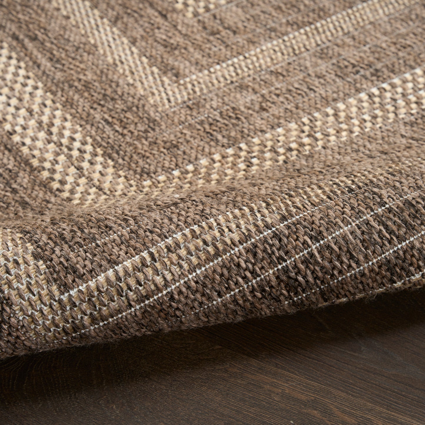 Nourison Tulum 3' x 5' Brown Outdoor Rug