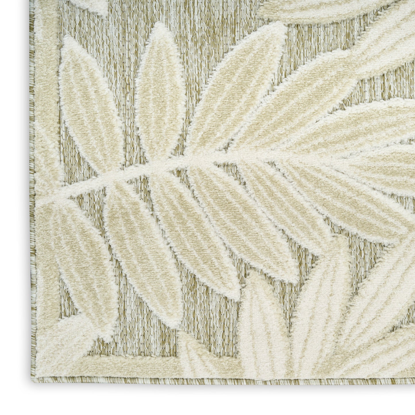 Nourison Aloha 5'3" x 7'5" Ivory Sage Modern Rug