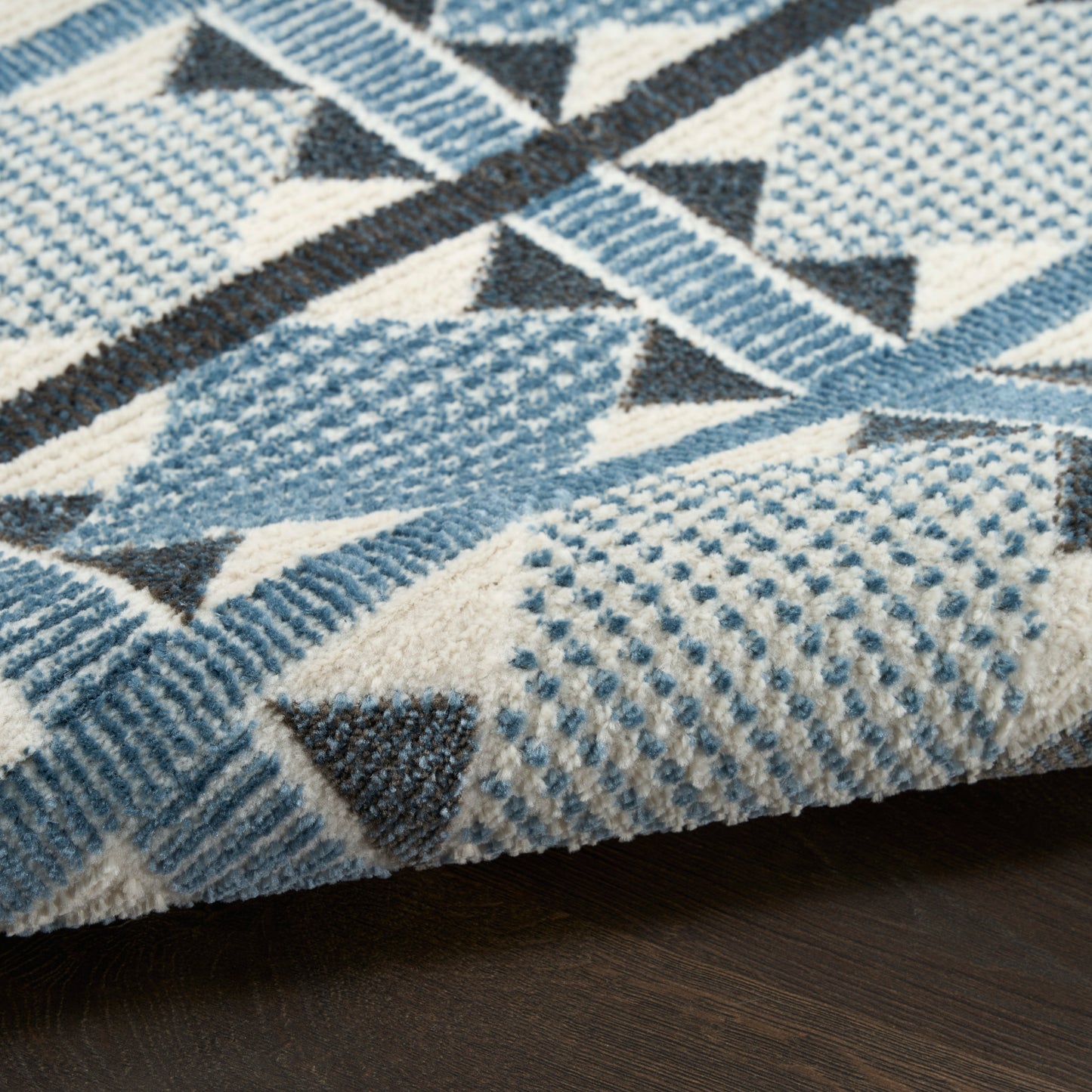 Nourison Nordic 8' x 10' Blue Modern Indoor Rug