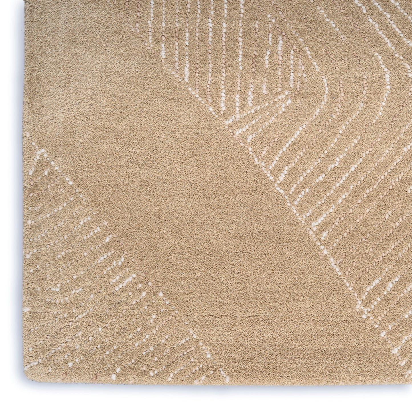 DKNY Pure Patterns 3'9" x 5'9" Camel Modern Indoor Rug